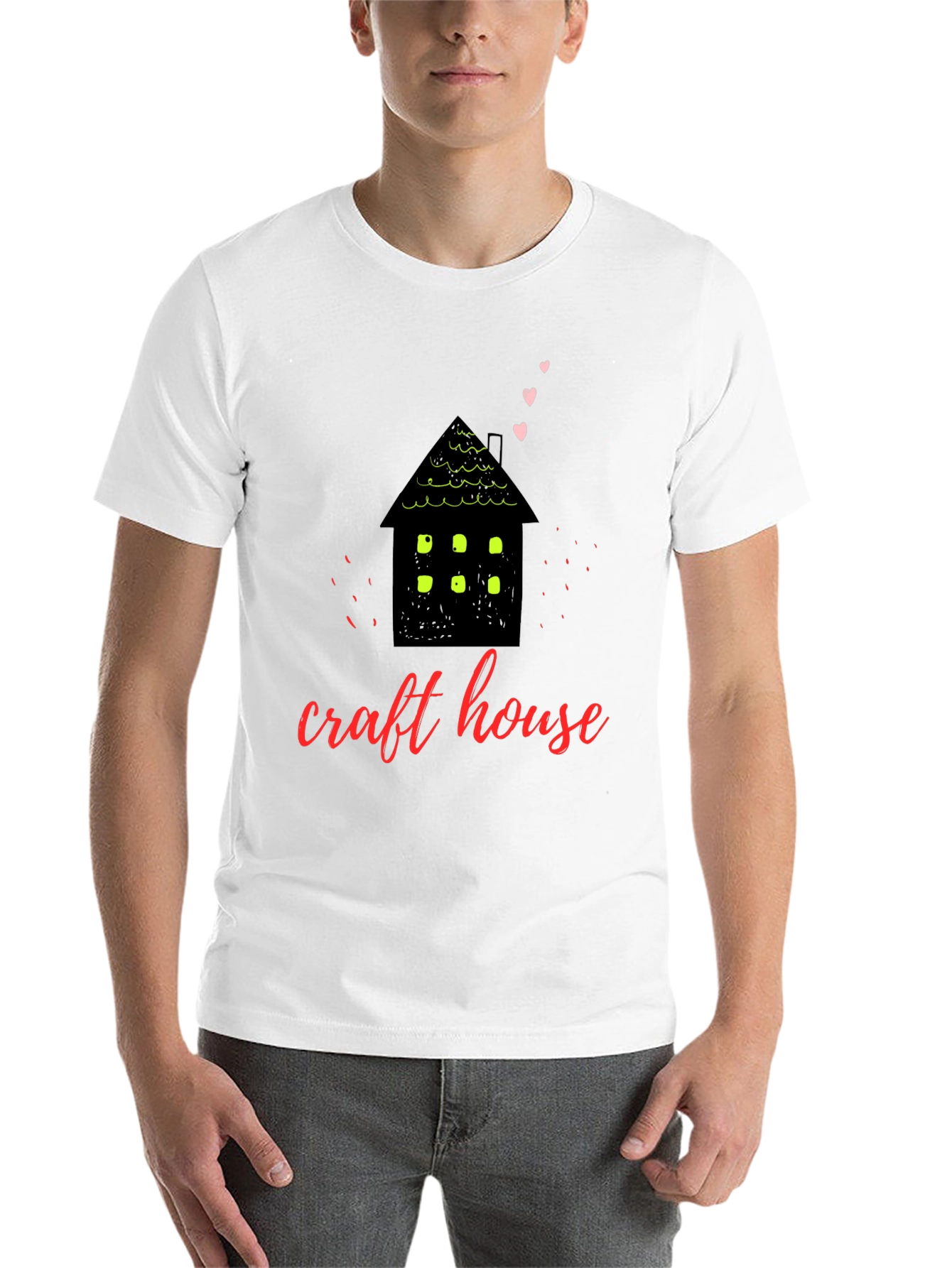 Black Craft House Graphic Tee - Cozy & Creative view 14