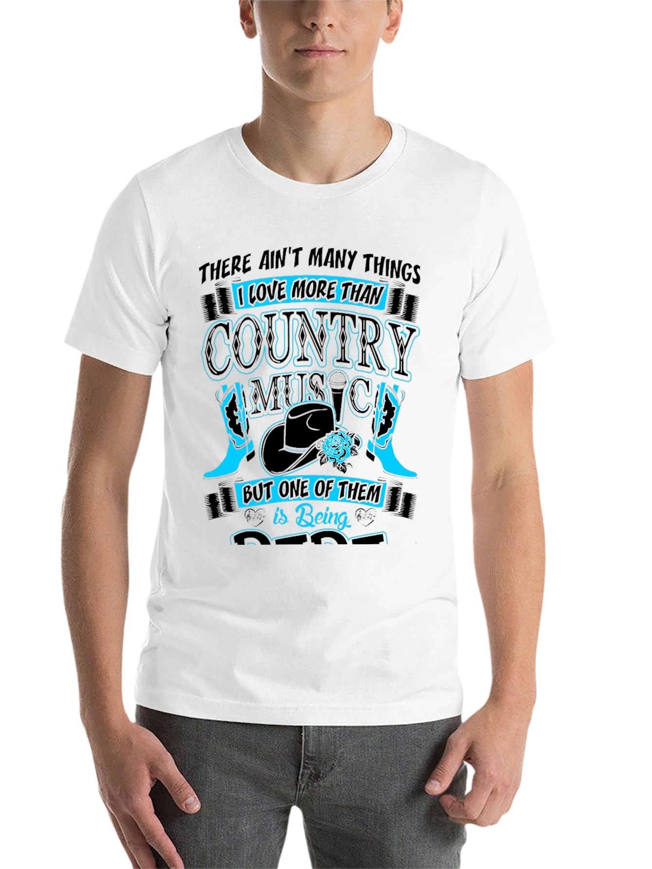 Black Country Music Lover T-Shirt - Unique Design view 14