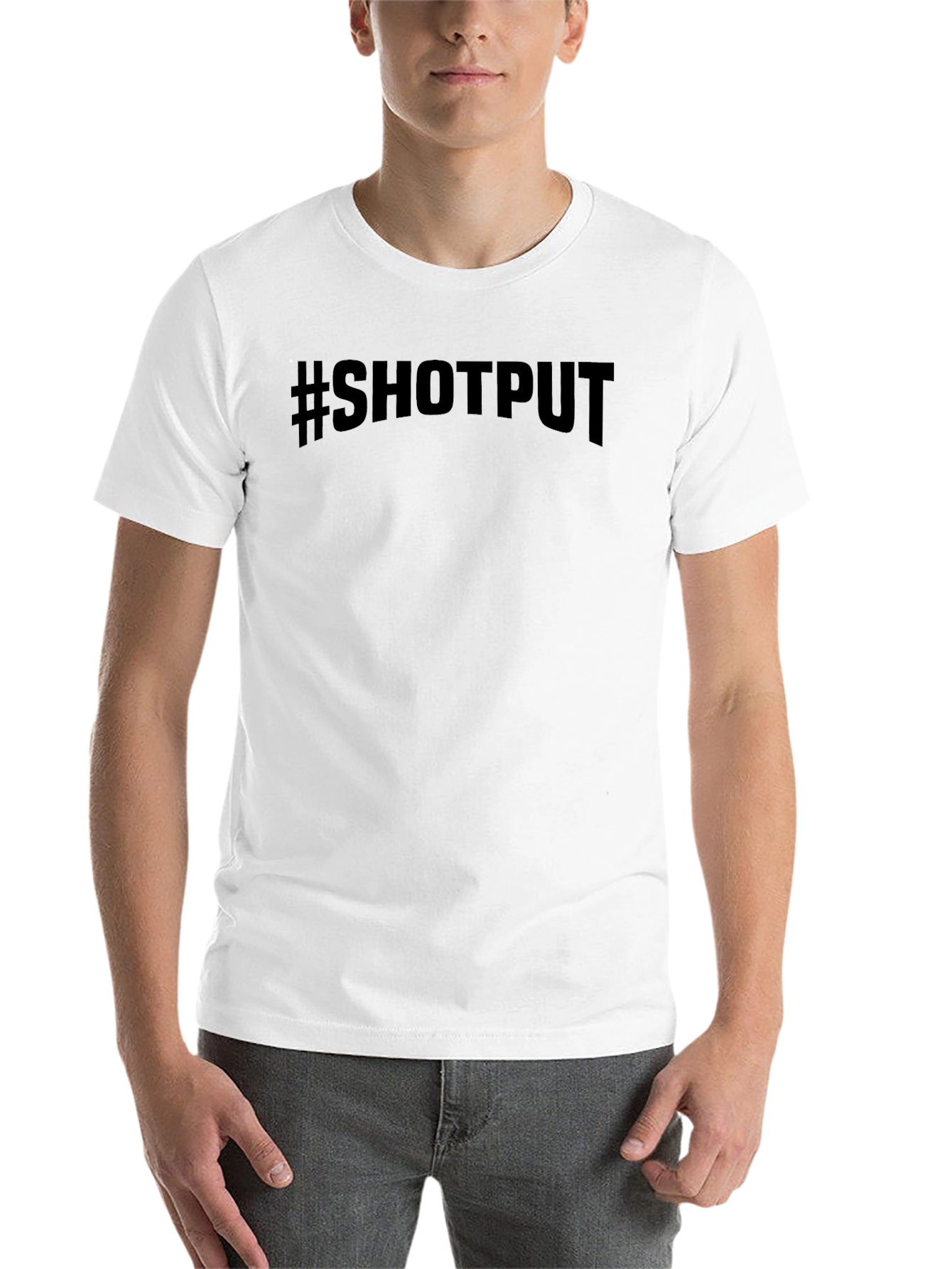 Black #SHOTPUT Black T-Shirt - Bold Sporty Tee view 14