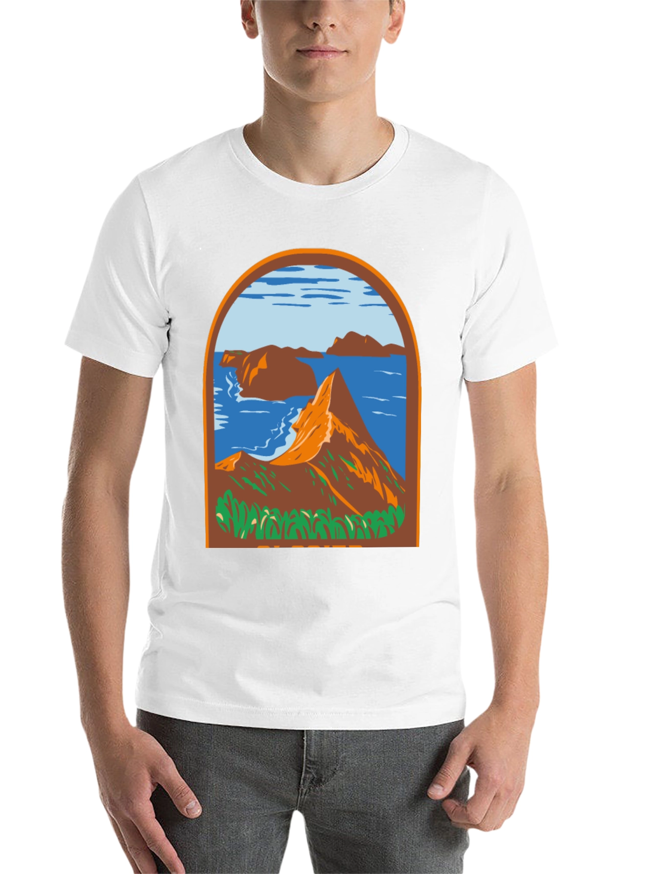 Black Mountain View Graphic Tee - Black view 14