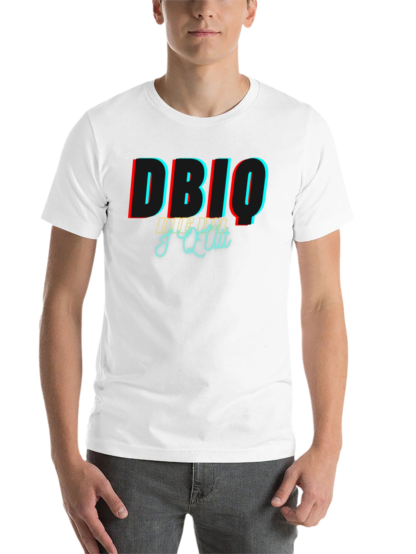 Black DBIQ I Quit Black Graphic T-Shirt view 14