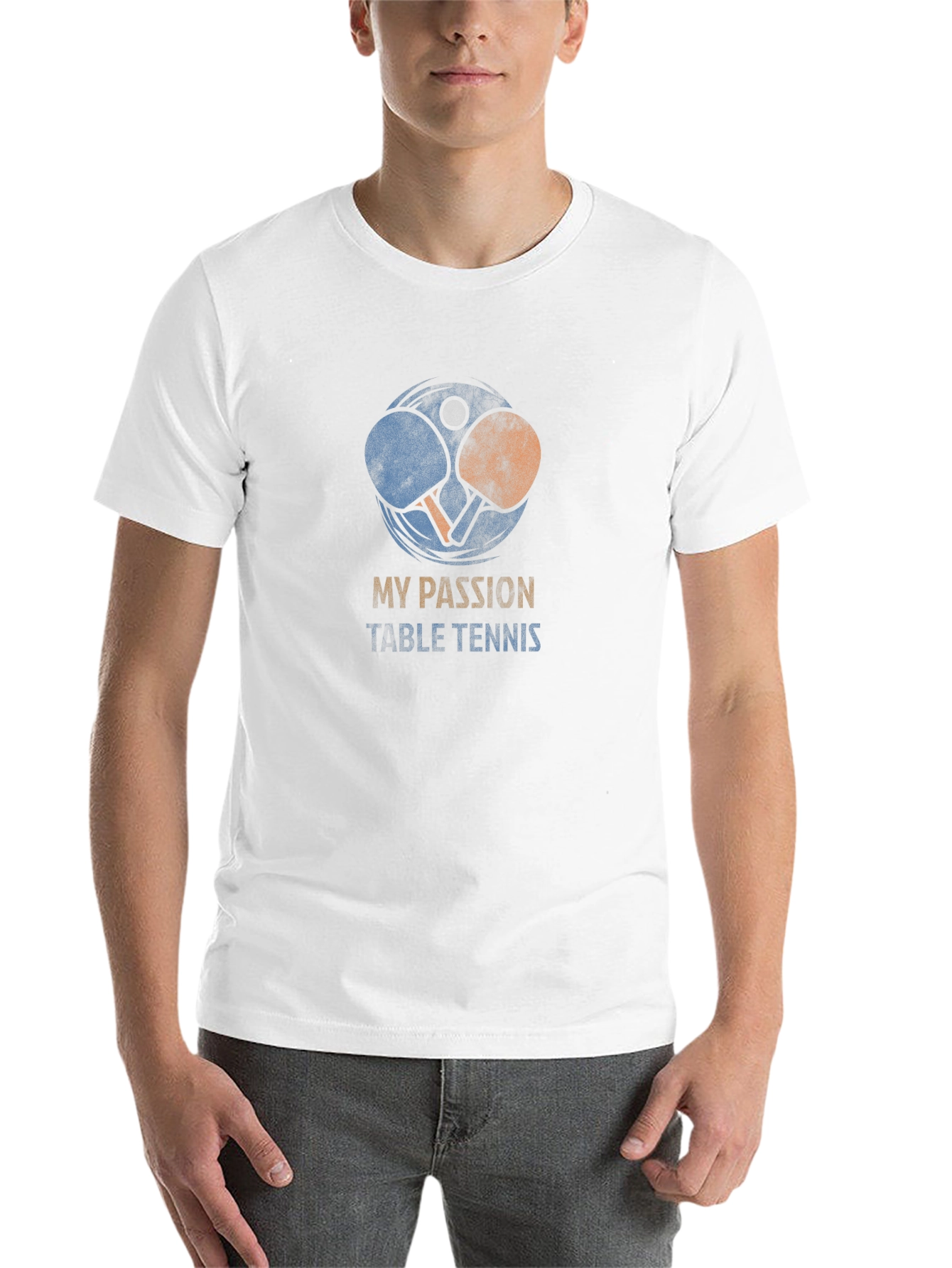 Black My Passion Table Tennis Graphic Tee view 14