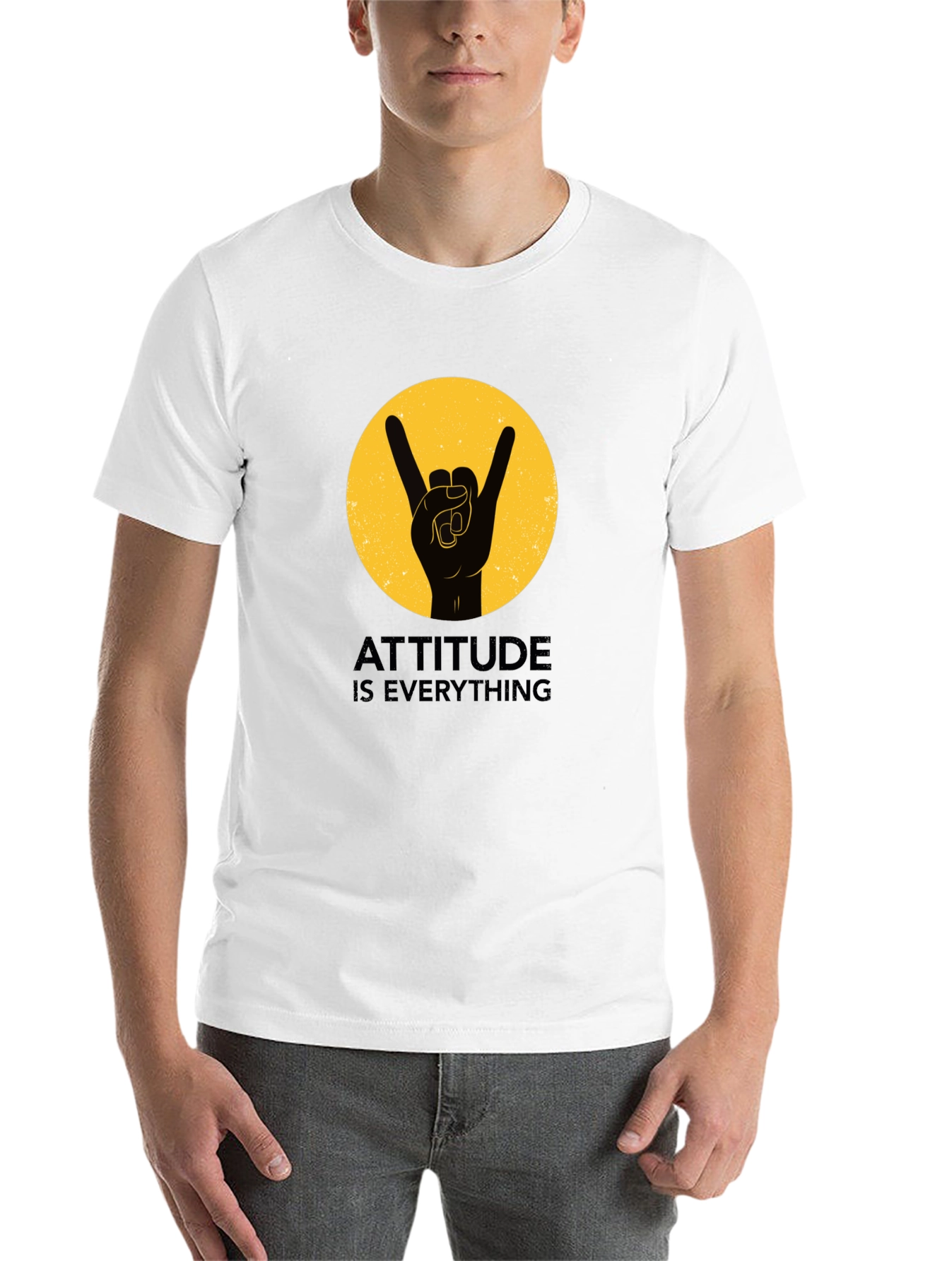 Black Attitude is Everything Graphic Tee view 14