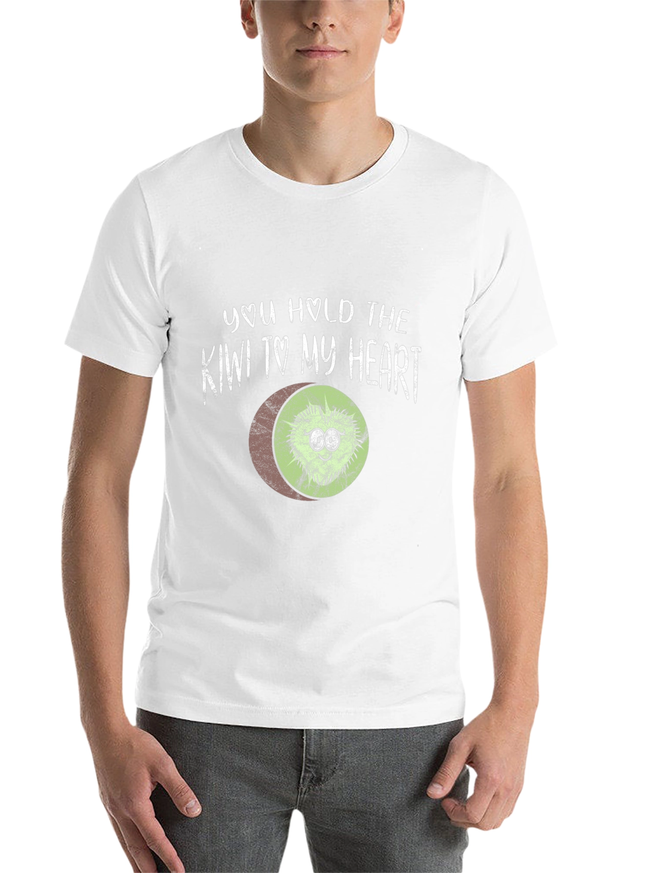 Black You Hold the Kiwi to My Heart T-Shirt view 14