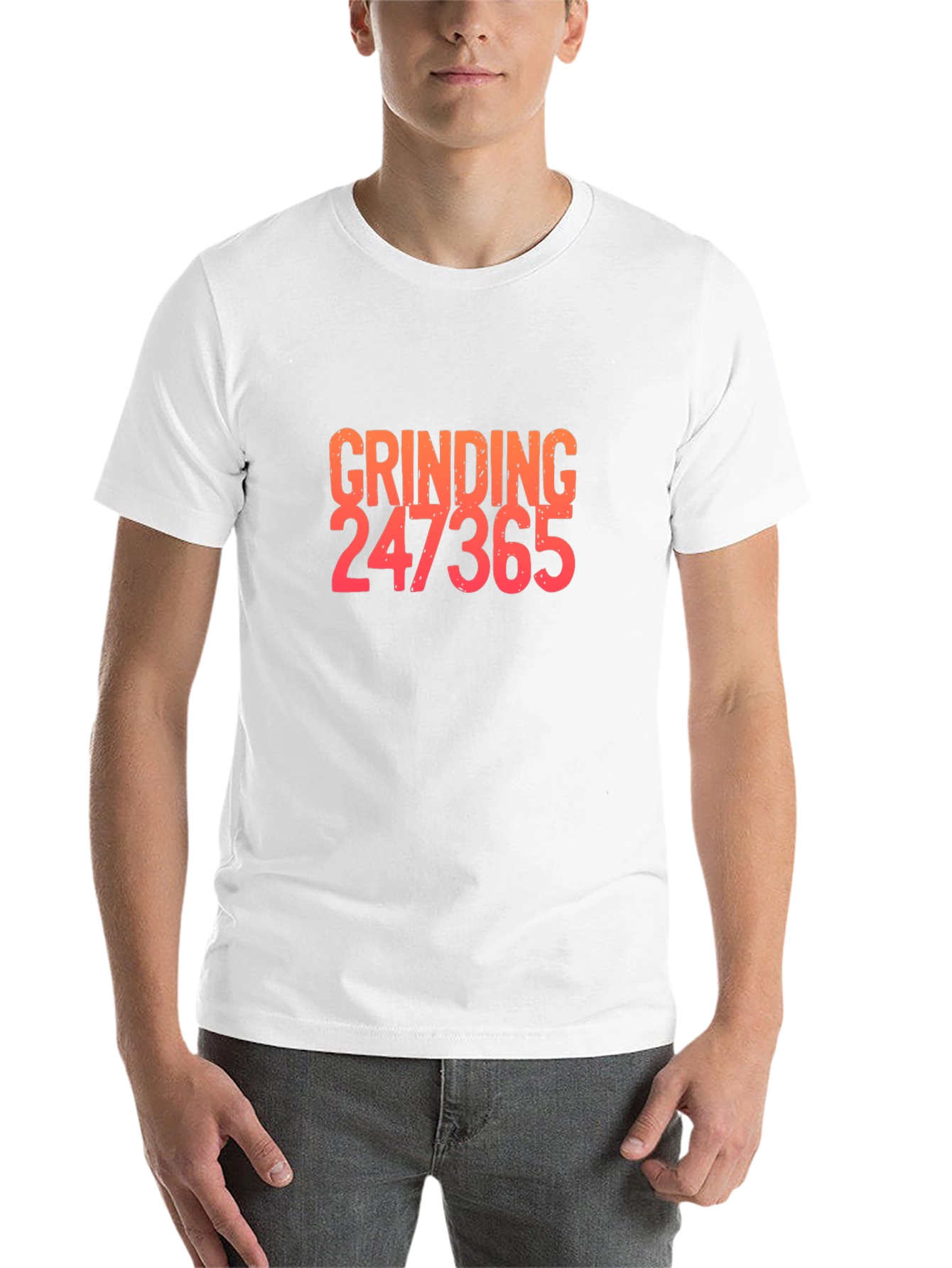 Black Grinding 247365 Graphic Tee - Black Cotton Blend Shirt view 14