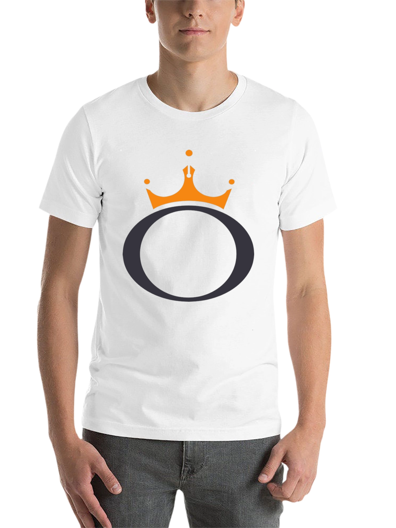 Black King Crown Letter O Black Tee view 14