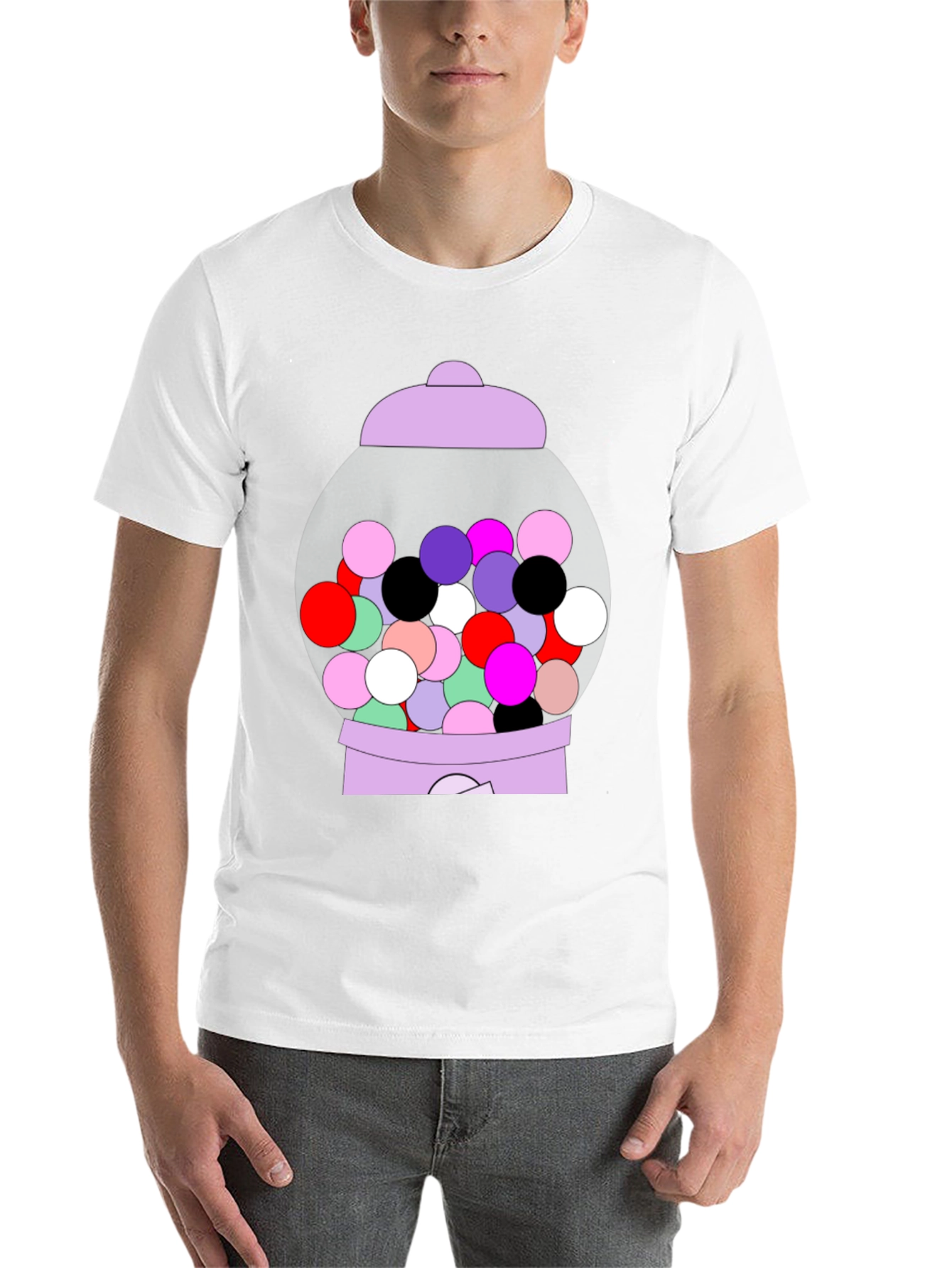 Black Gumball Machine Graphic Tee view 14