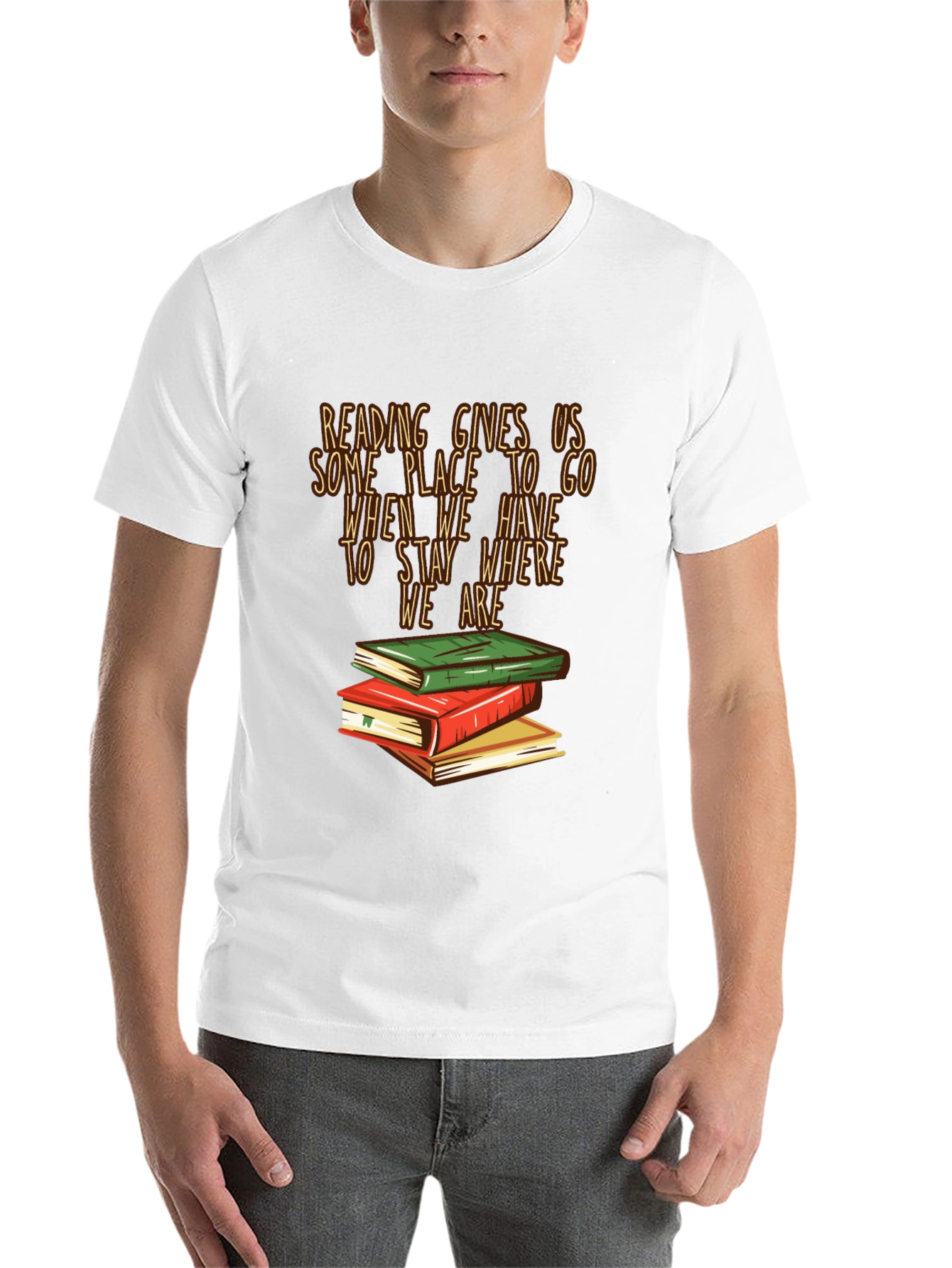 Black Reading Gives Us T-Shirt - Book Lover Tee view 14