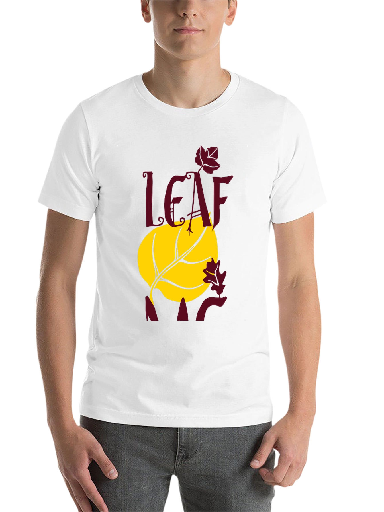 Black Leaf It All Behind Graphic Tee view 14