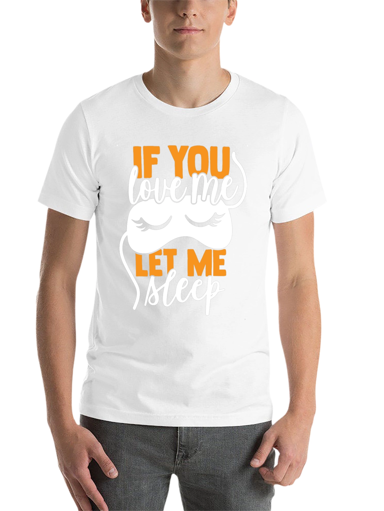 Black If You Love Me Let Me Sleep T-Shirt view 14