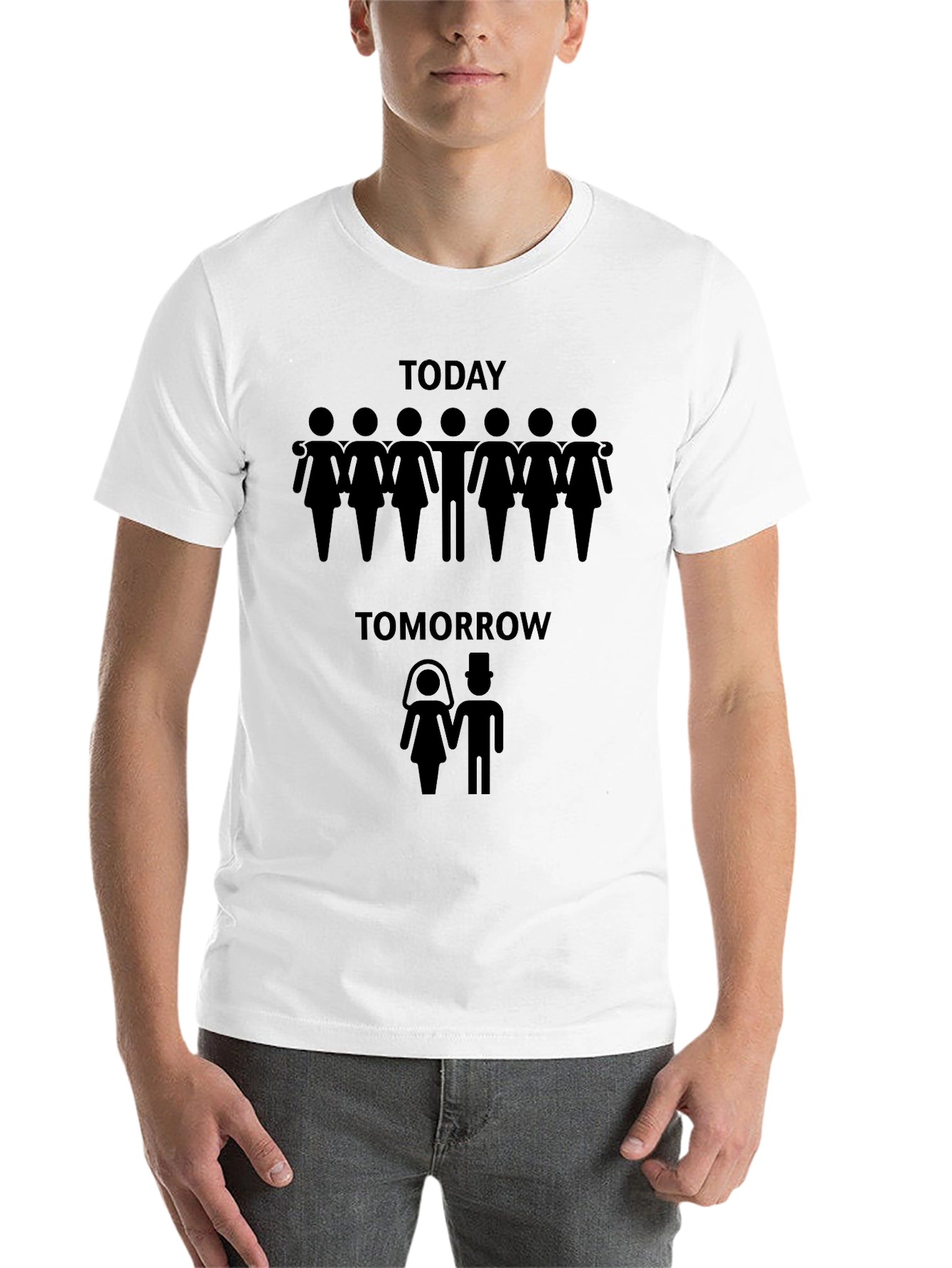 Black Funny Bachelor Party Graphic T-Shirt view 14