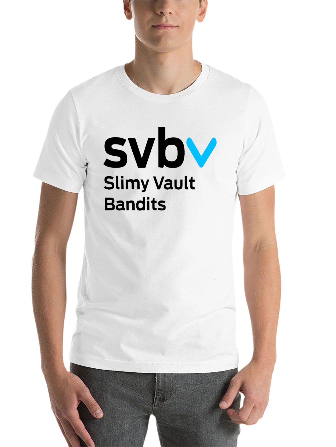 Black SVB Slimy Vault Bandits Black T-Shirt view 14