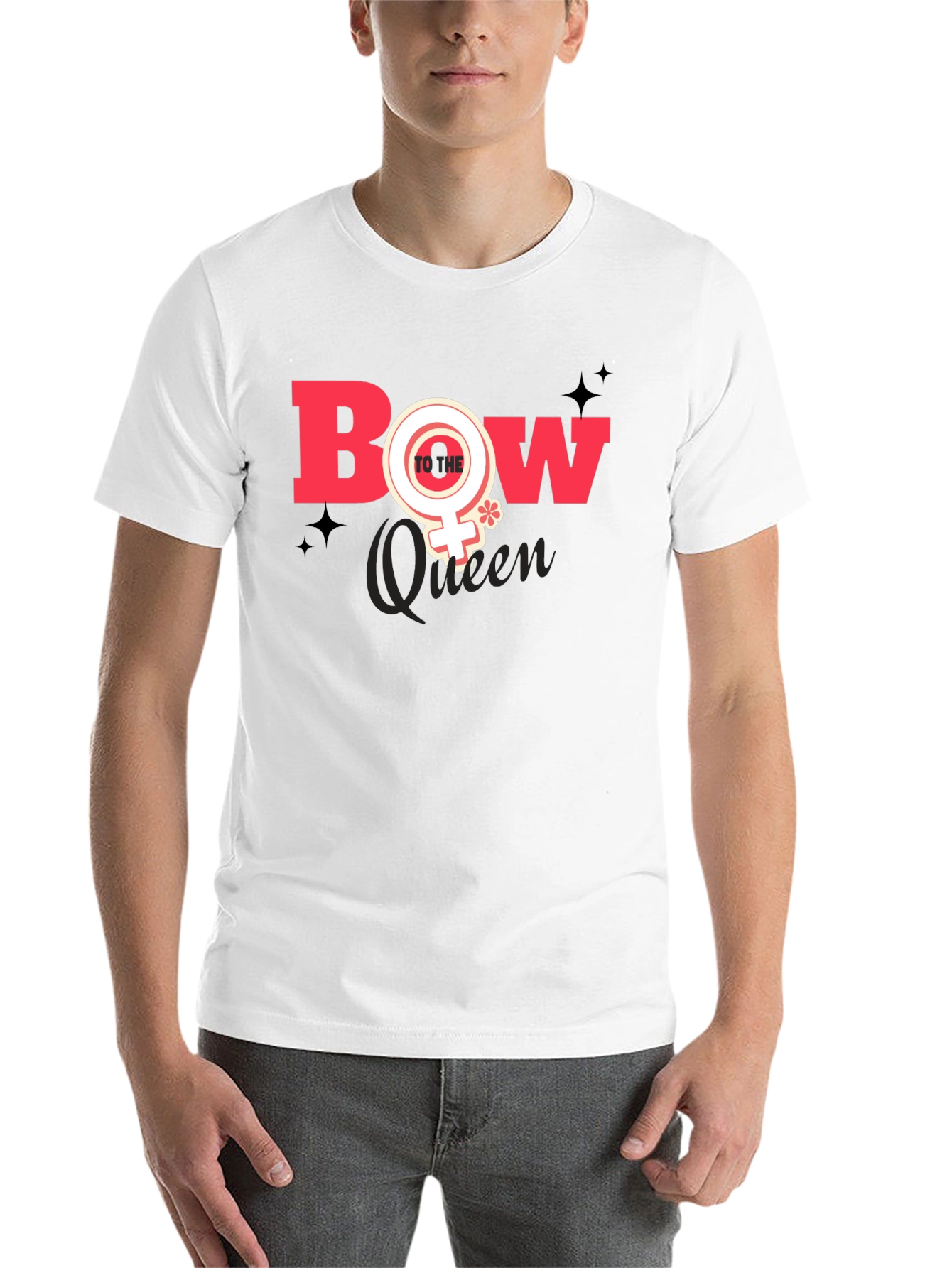 Black Bow To The Queen T-Shirt Black view 14