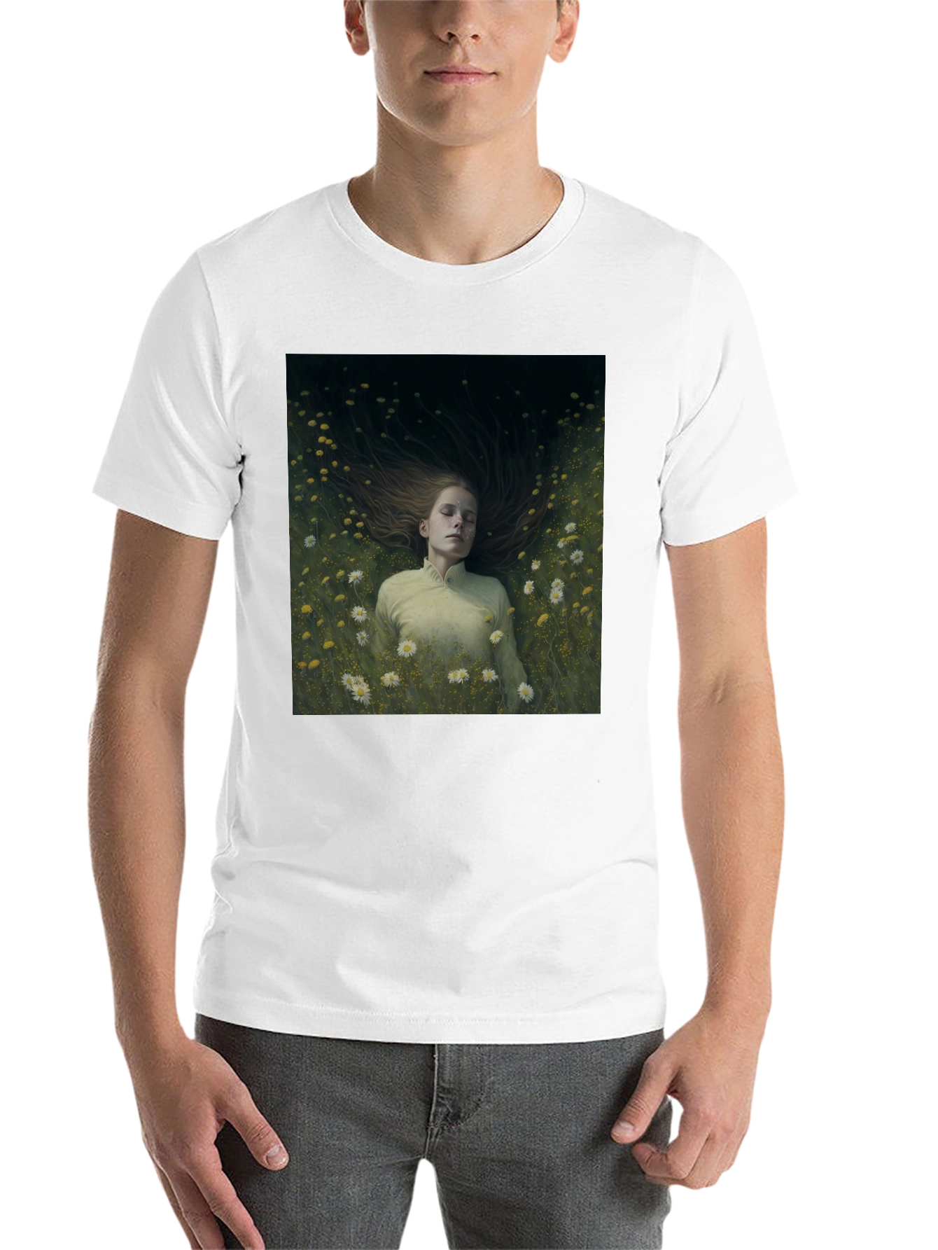 Black Dreamy Floral T-Shirt view 14