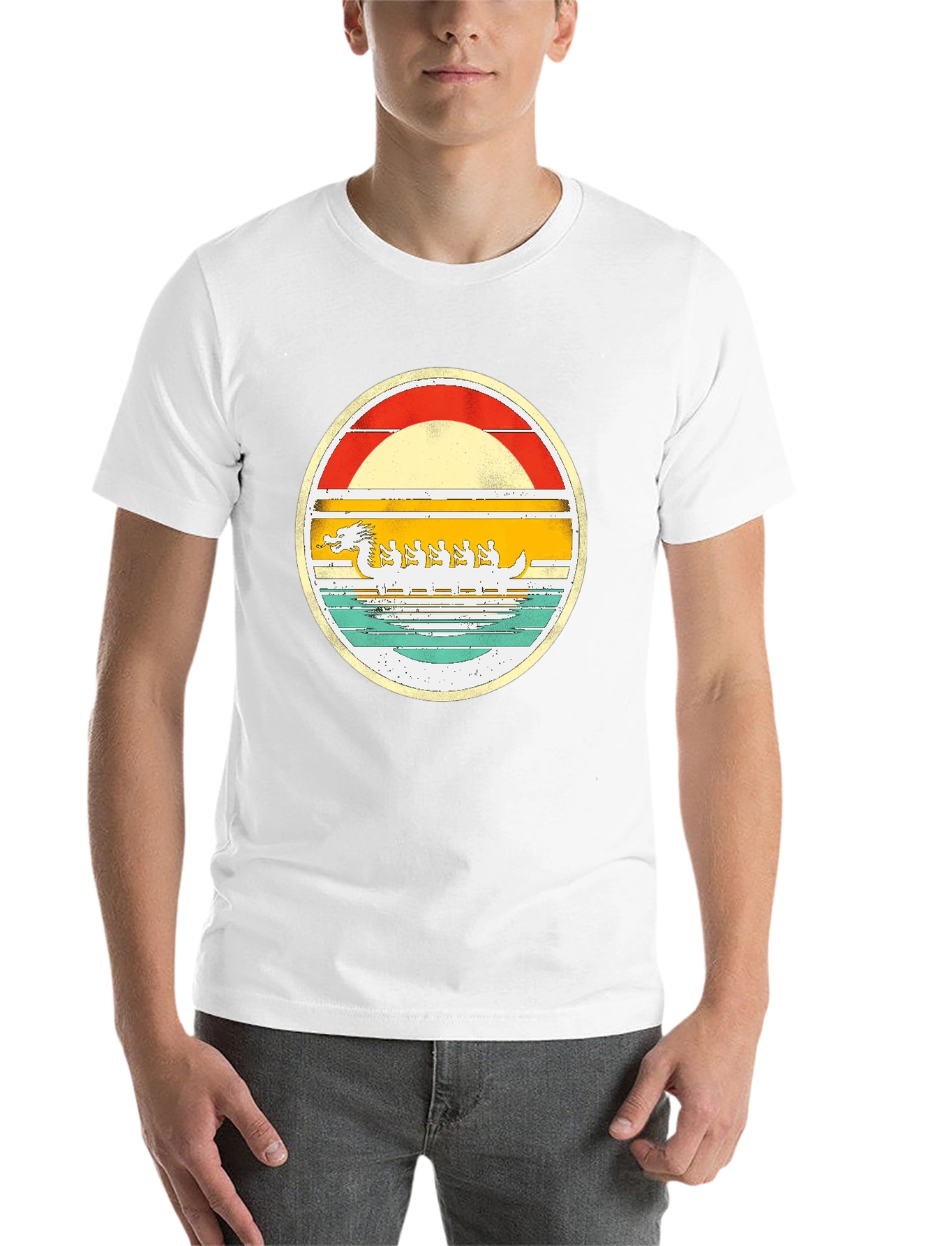 Black Dragon Boat Festival Graphic Tee view 14