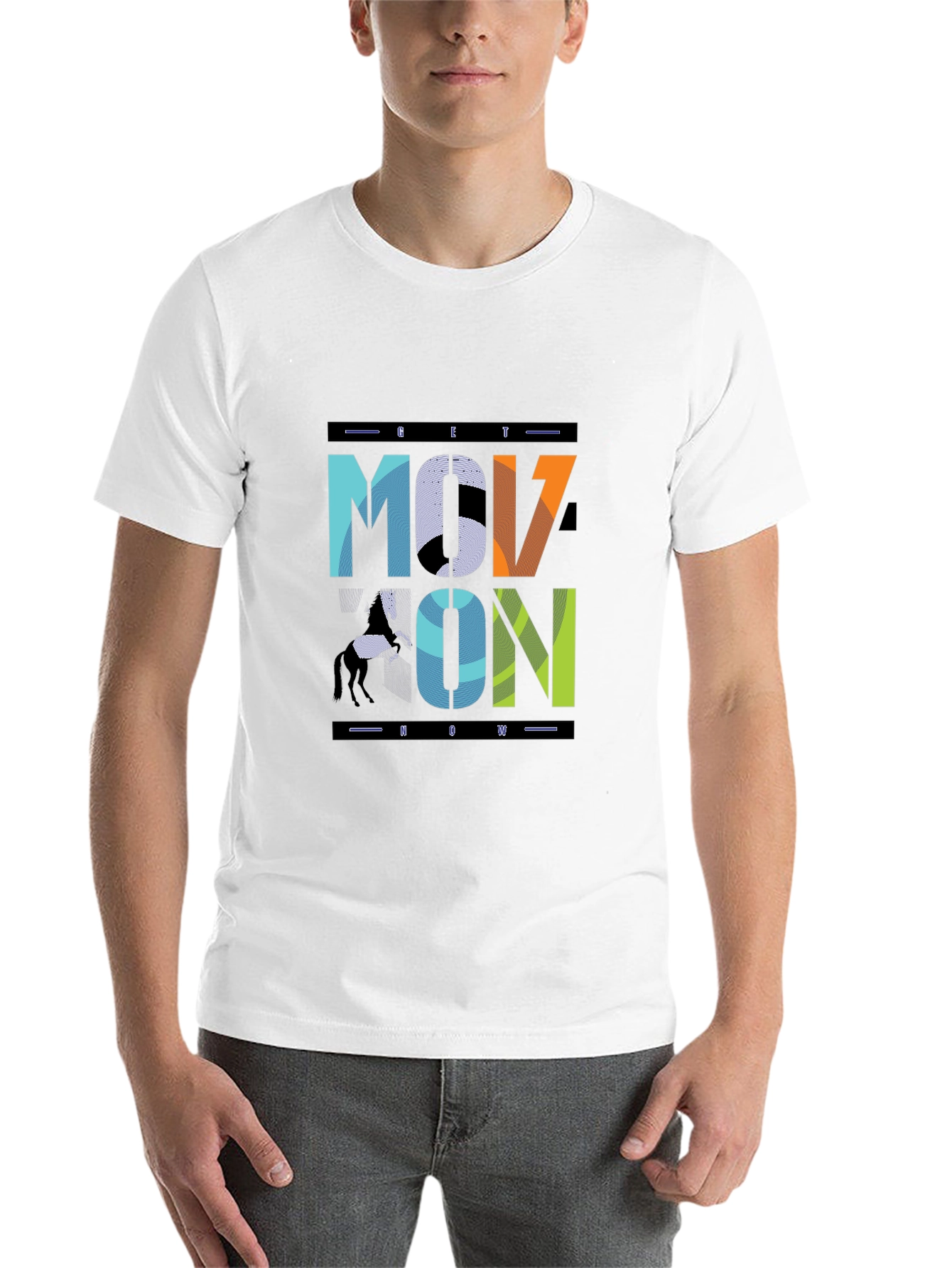 Black Move On Graphic Tee - Stylish Comfort view 14