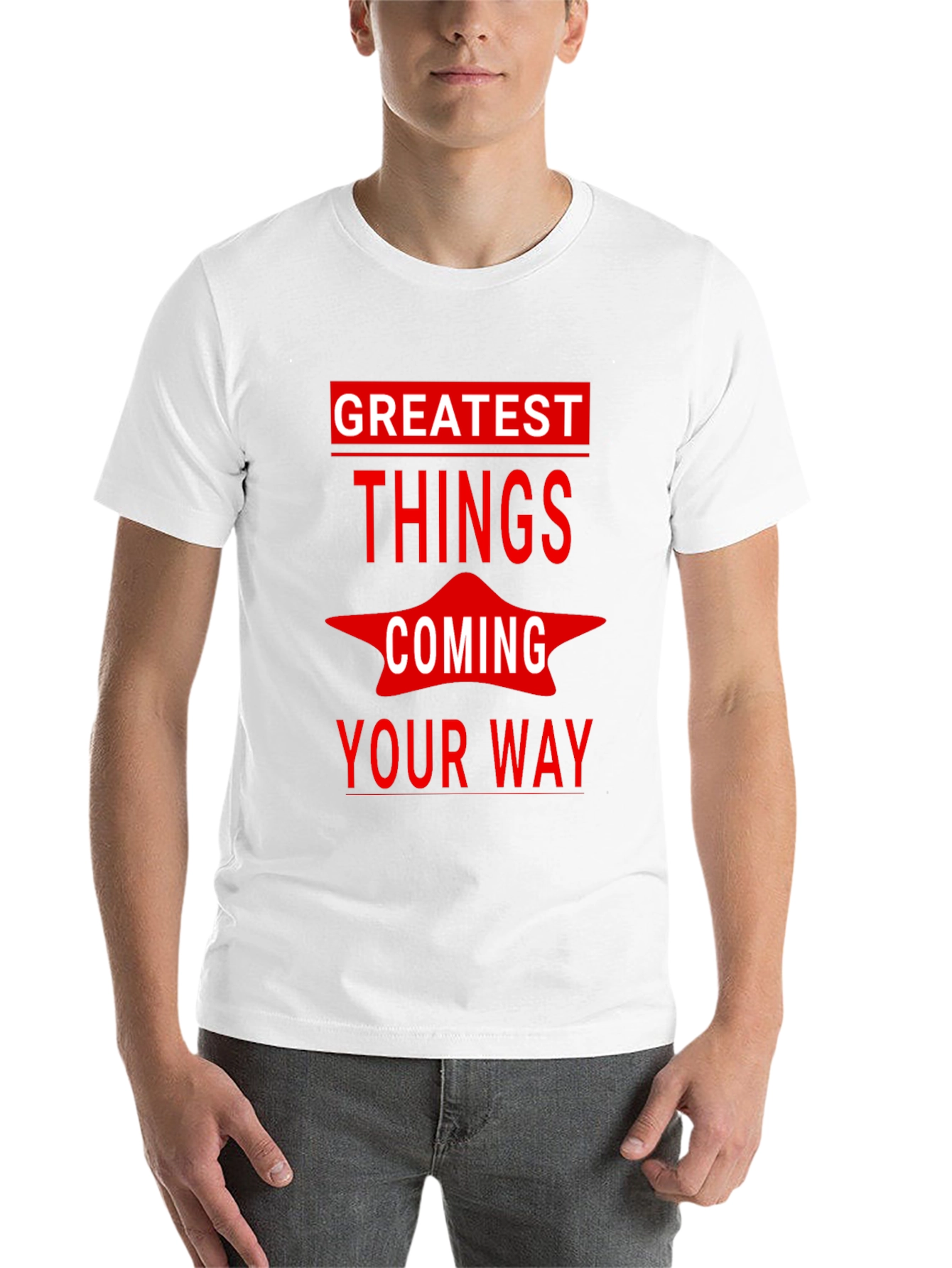 Black Greatest Things Coming Your Way Graphic Tee view 14