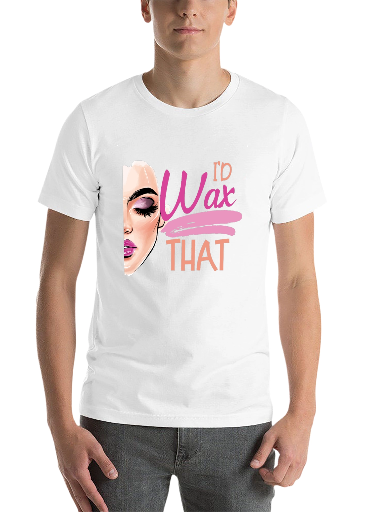 Black I'd Wax That T-Shirt - Funny Esthetician Gift view 14