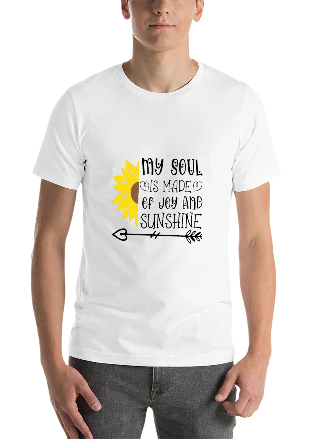 Black Sunflower Soul T-Shirt - Joy and Sunshine Tee view 14