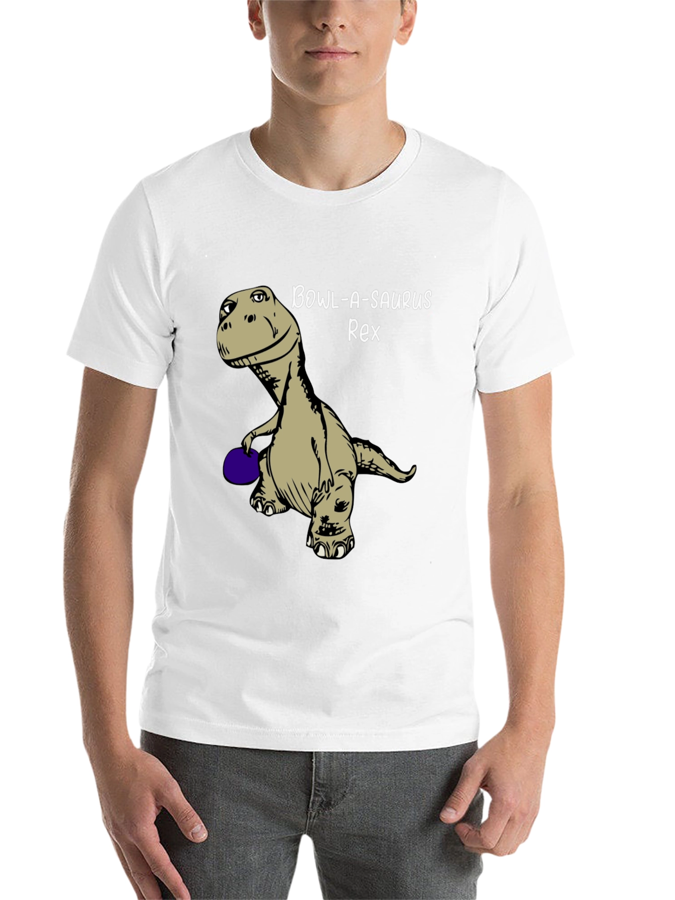 Black Bowl-A-Saurus Rex Graphic Tee view 14