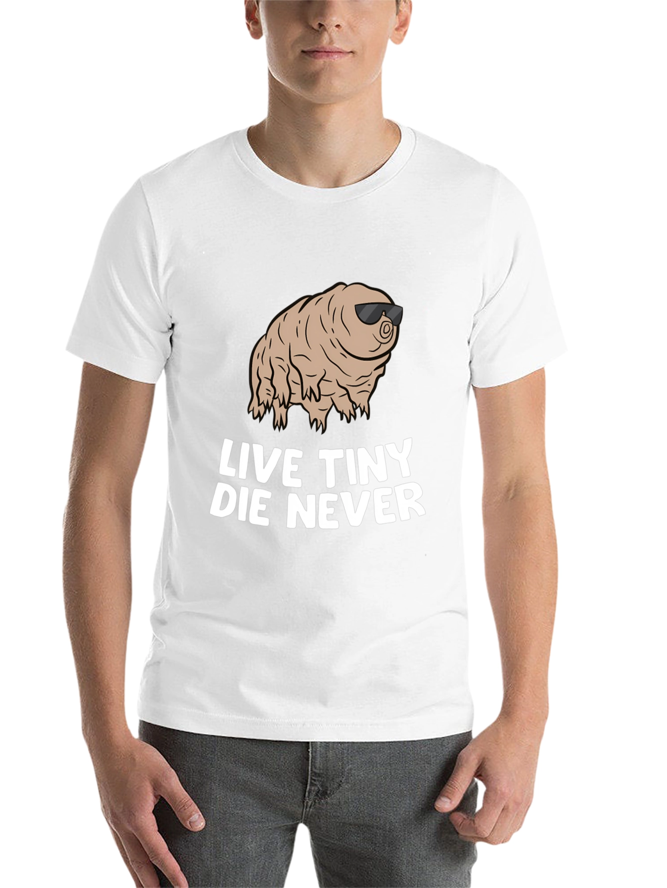 Black Live Tiny Die Never Funny Tardigrade T-Shirt view 14
