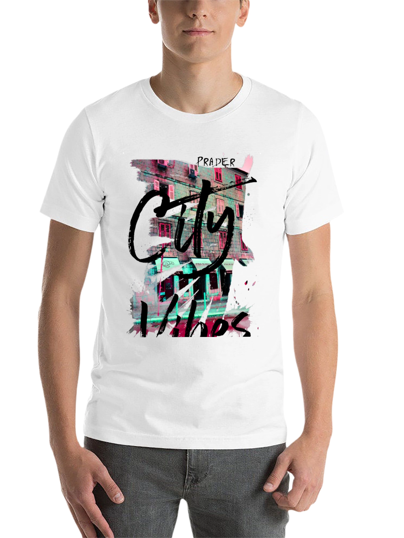 Black City Vibes Graphic T-Shirt - Black view 14