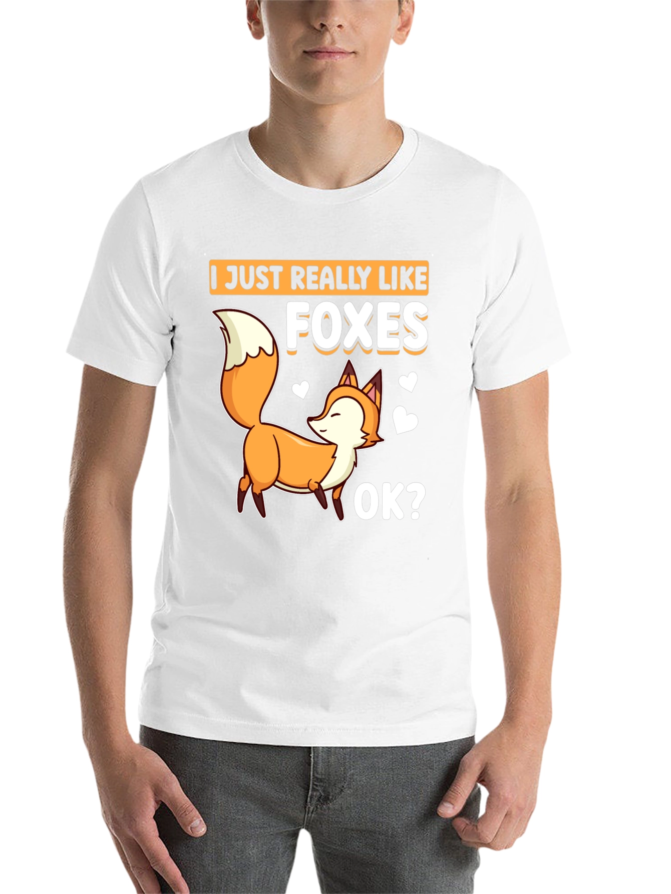 Black I Just Really Like Foxes T-Shirt view 14