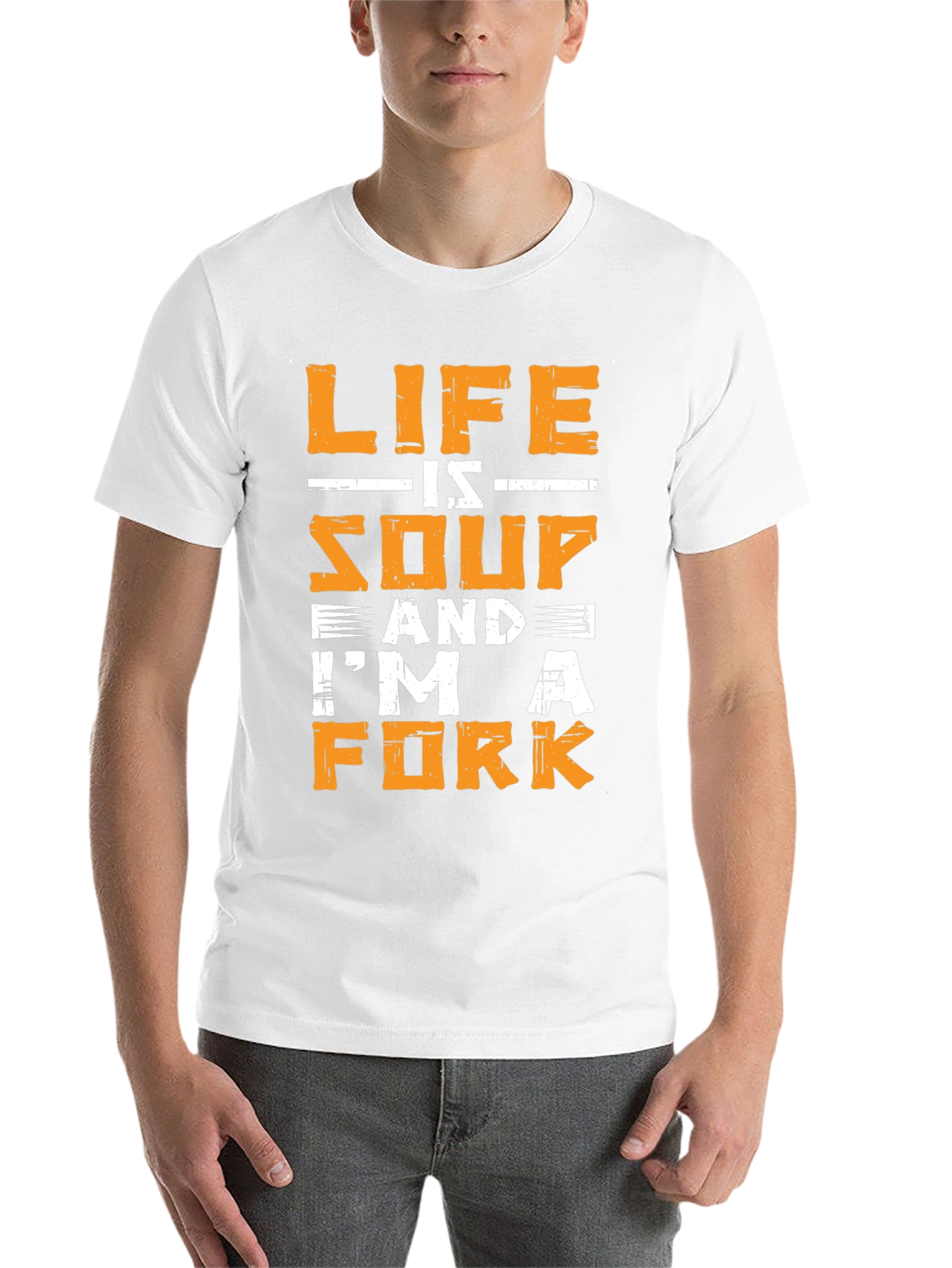 Black Life is Soup I'm a Fork Graphic T-Shirt view 14