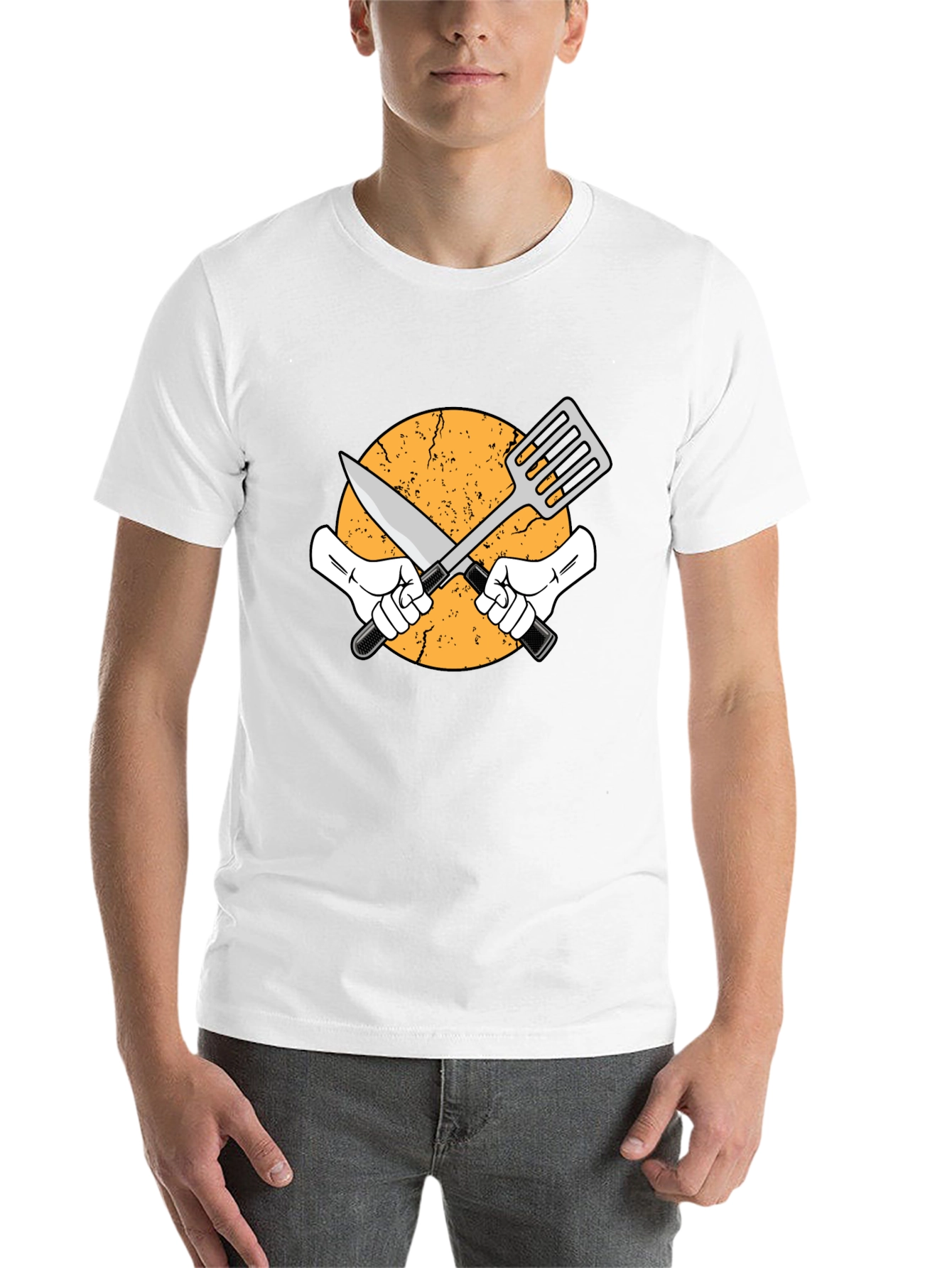 Black Chef's Tool T-Shirt - Culinary Design Tee view 14