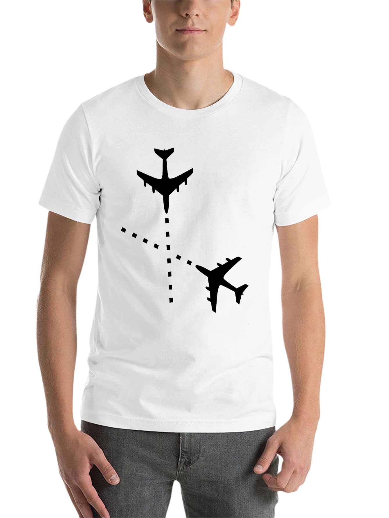 Aviation Path Black T-Shirt - 14
