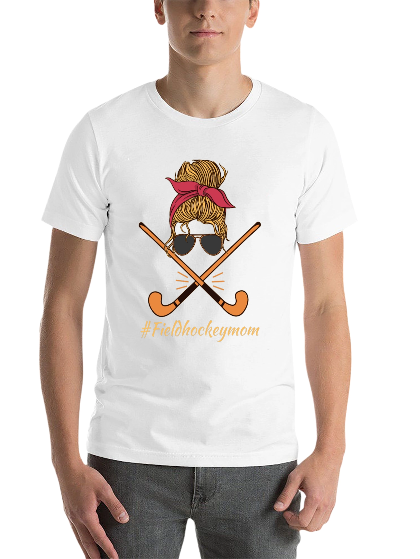 Black Field Hockey Mom Graphic Tee view 14