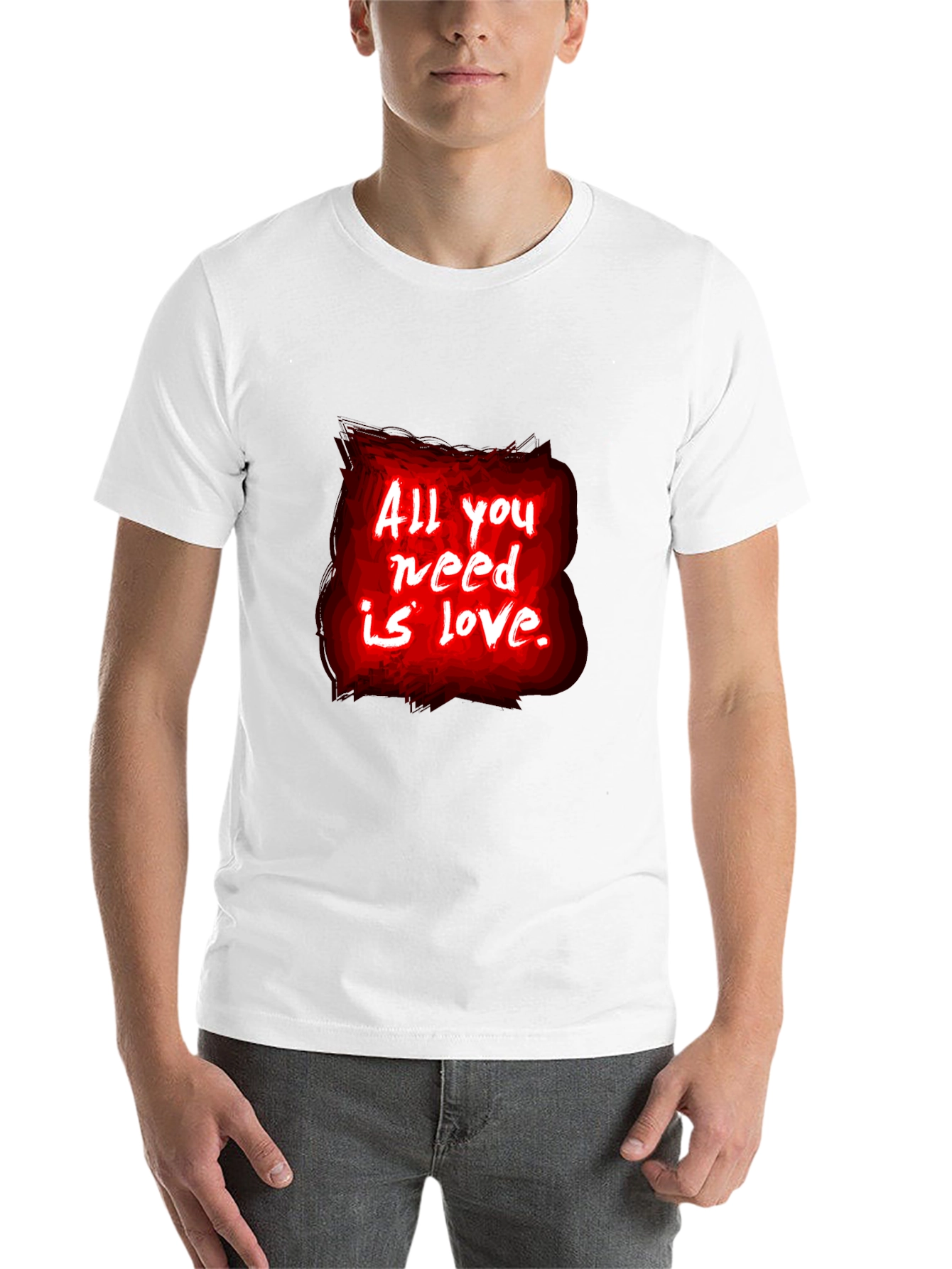 Black Love Graphic T-Shirt - All You Need Is Love view 14
