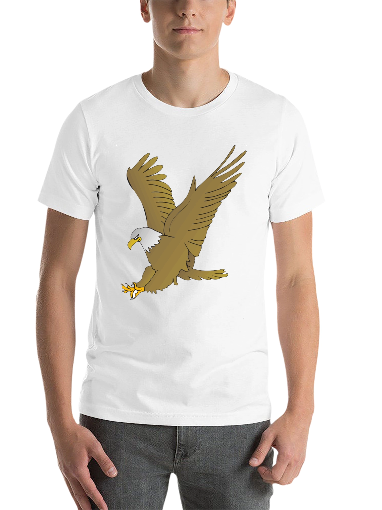 Black Eagle Graphic Black T-Shirt view 14