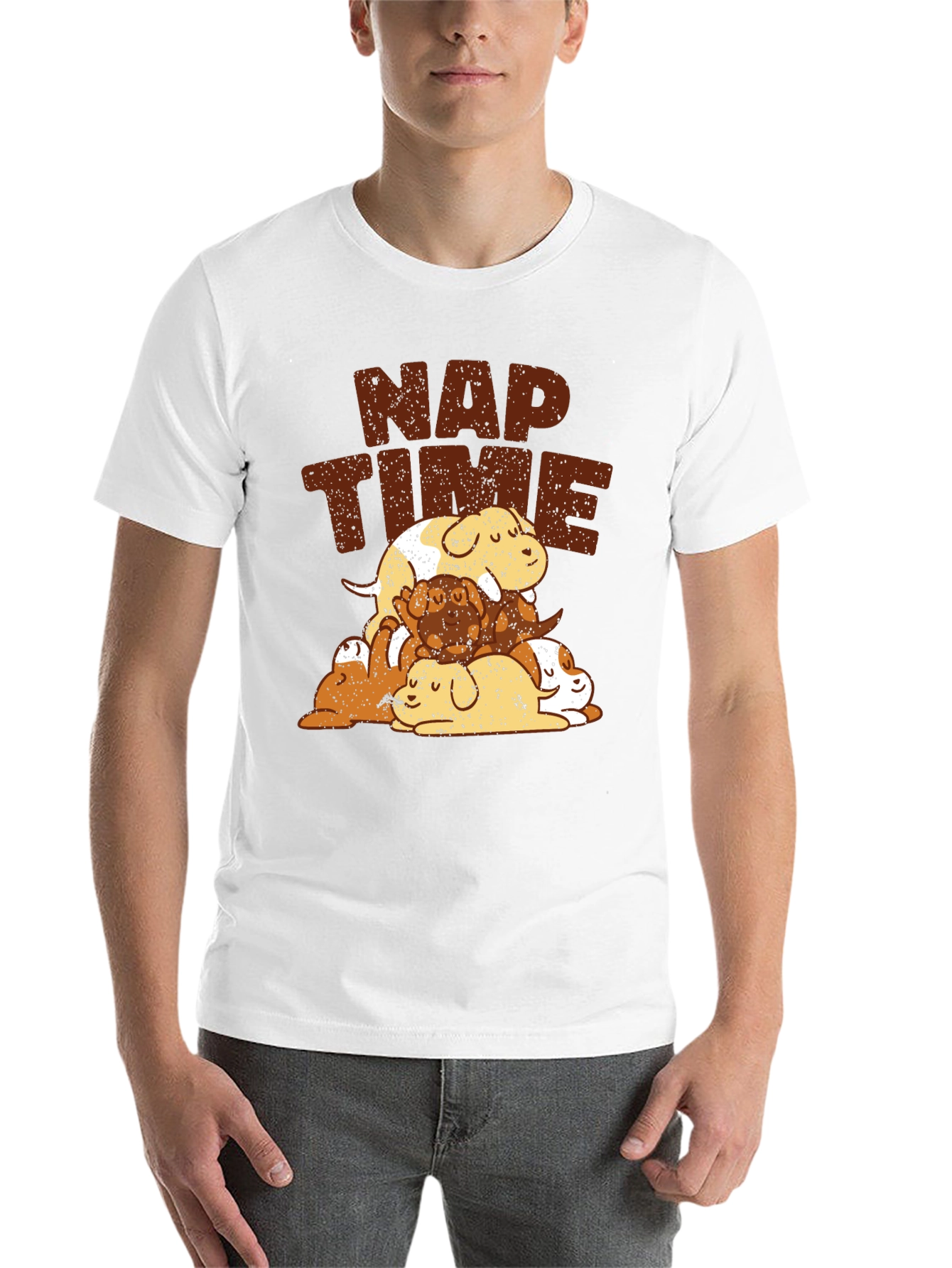 Black Nap Time Dogs Graphic Tee view 14