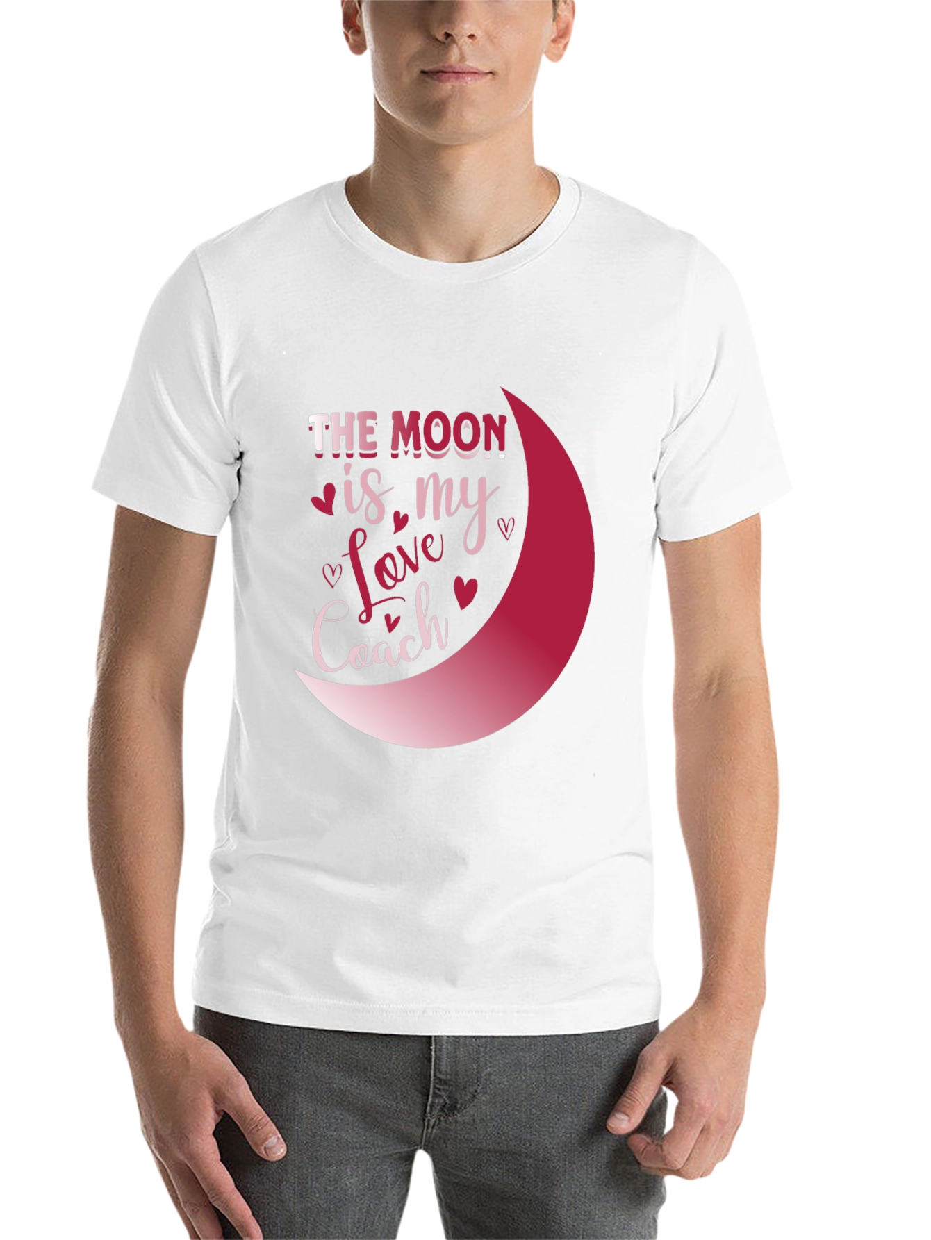 Black The Moon is My Love Coach Graphic Tee view 14