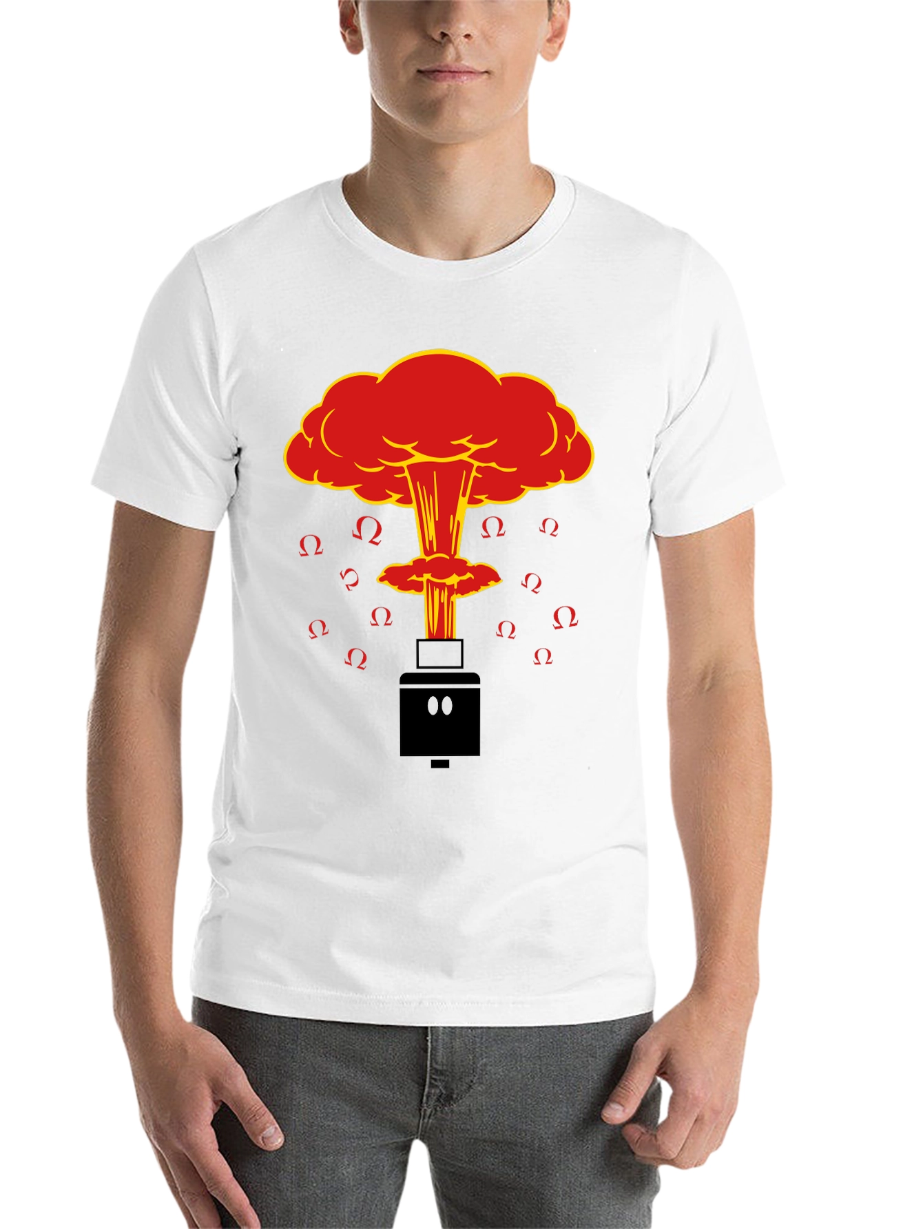 Black Atomic Vape Black T-Shirt view 14