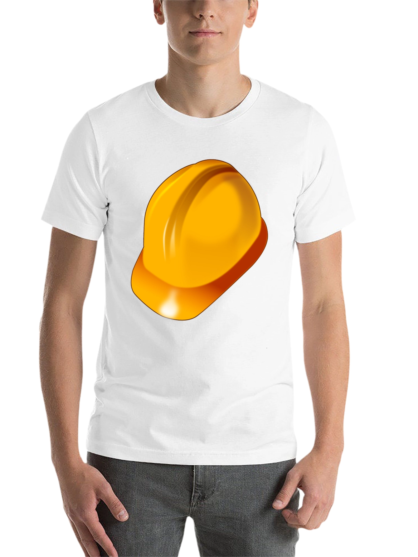 Black Construction Hard Hat T-Shirt - Safety First! view 14