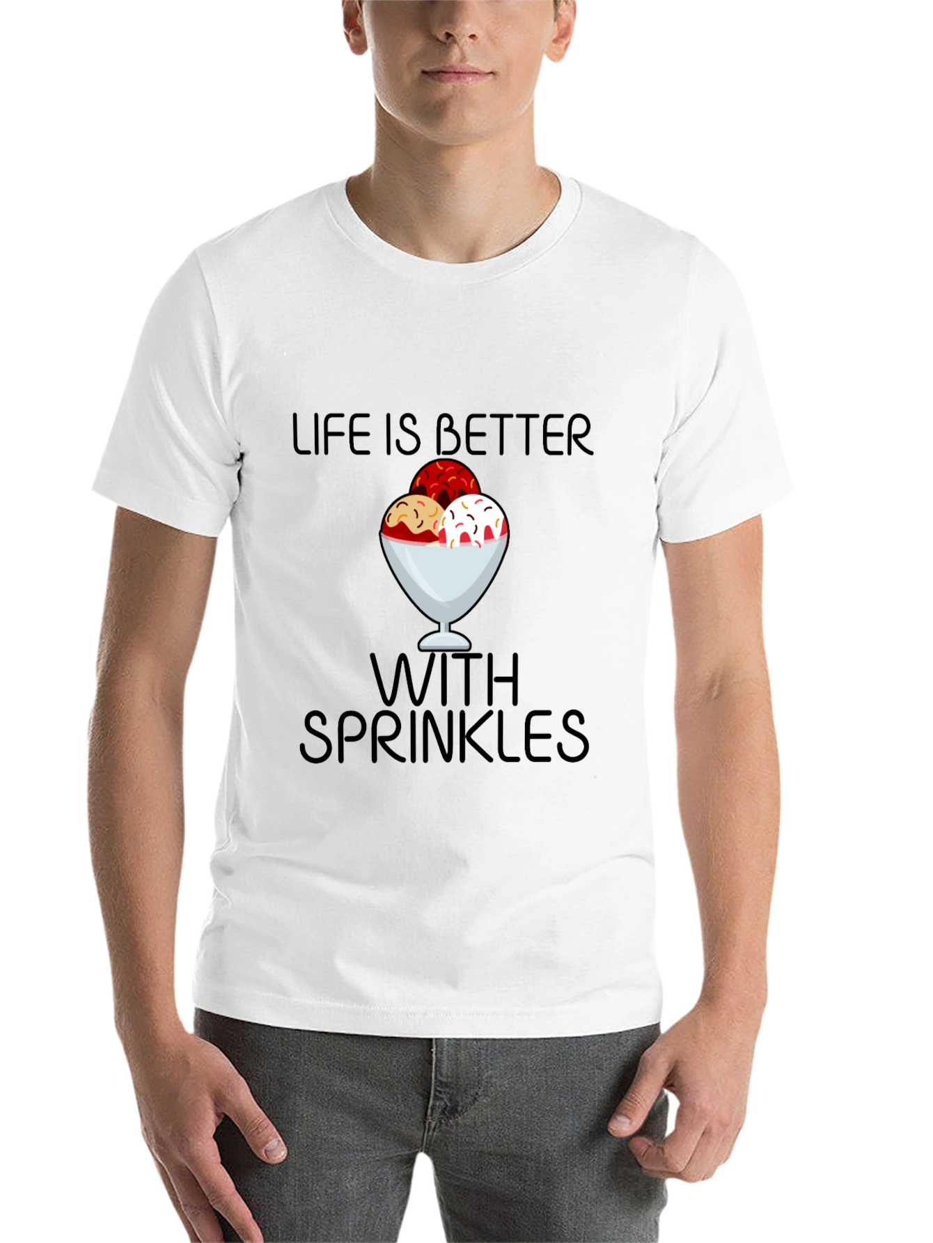 Black Life is Better With Sprinkles T-Shirt view 14