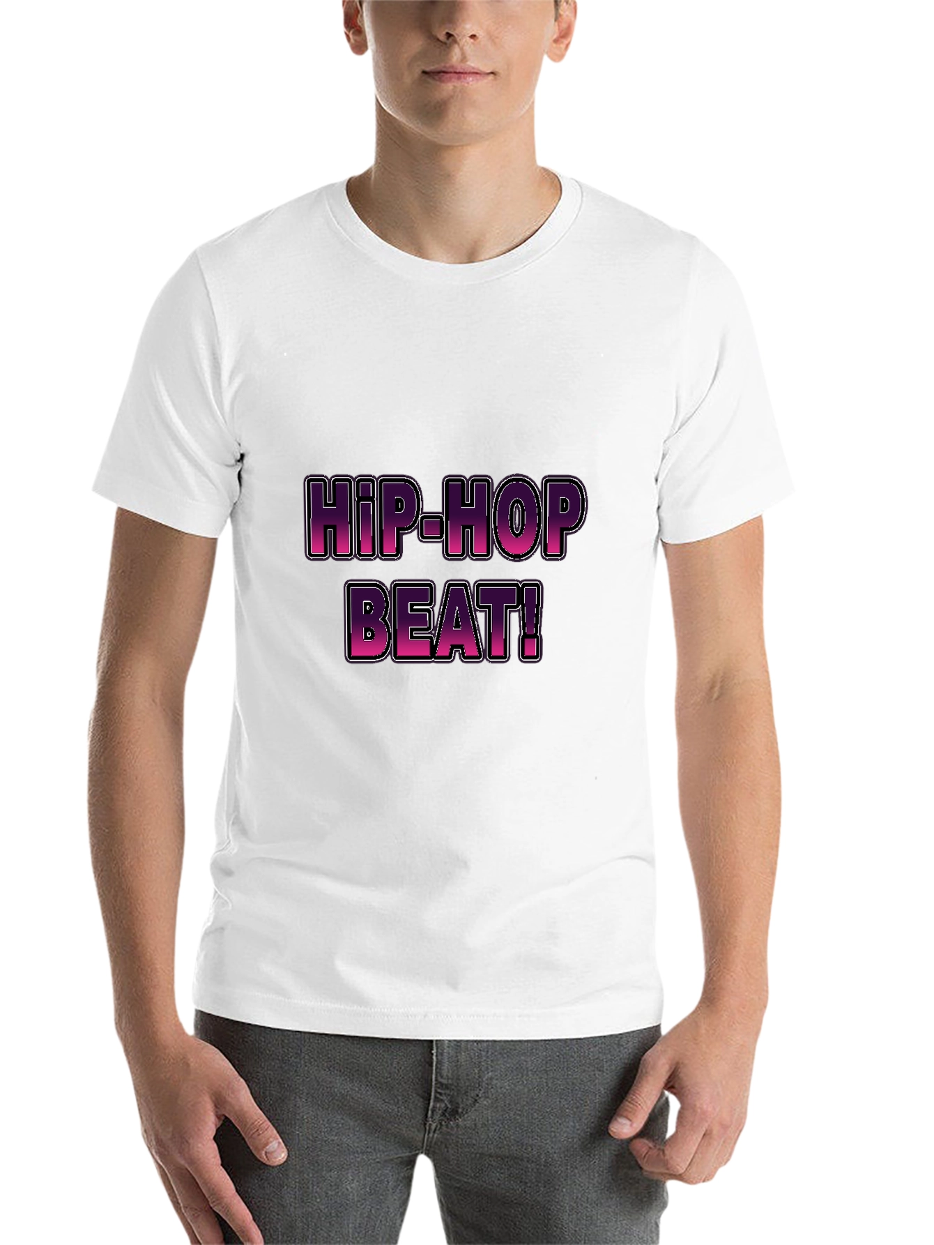 Black Hip-Hop Beat! Graphic T-Shirt view 14
