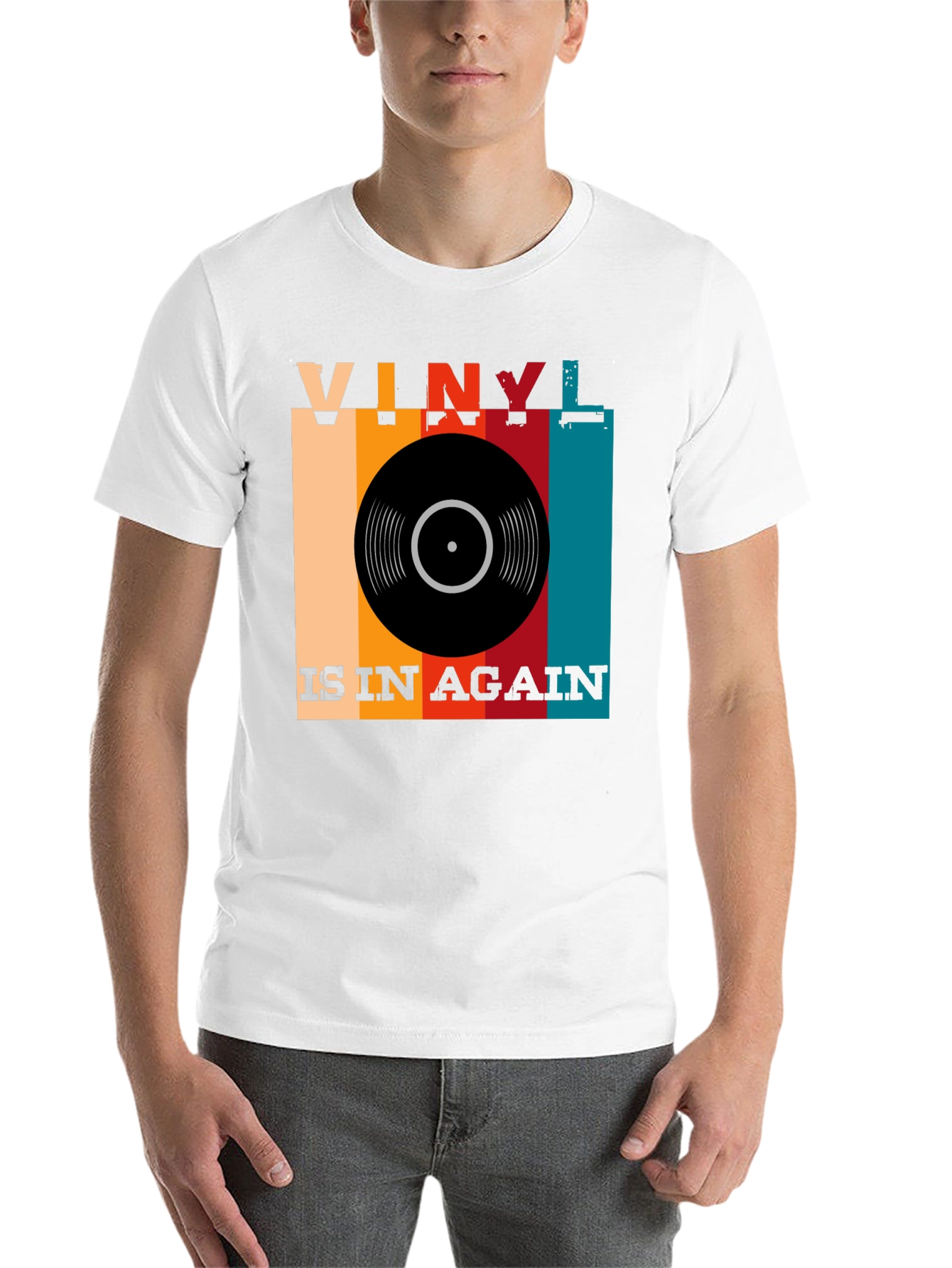 Black Vinyl Is In Again Retro Music T-Shirt view 14