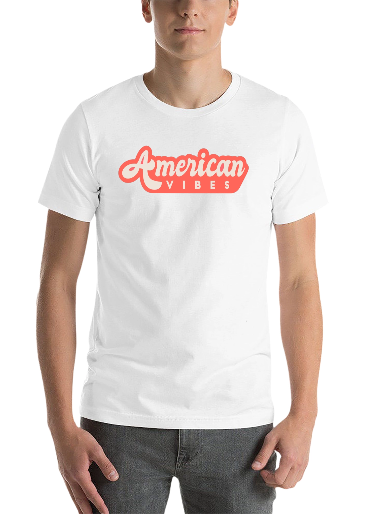 Black American Vibes Graphic Tee - Retro Style view 14