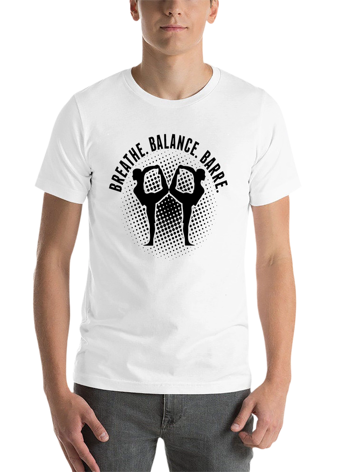 Black Breathe Balance Barre Black T-Shirt view 14