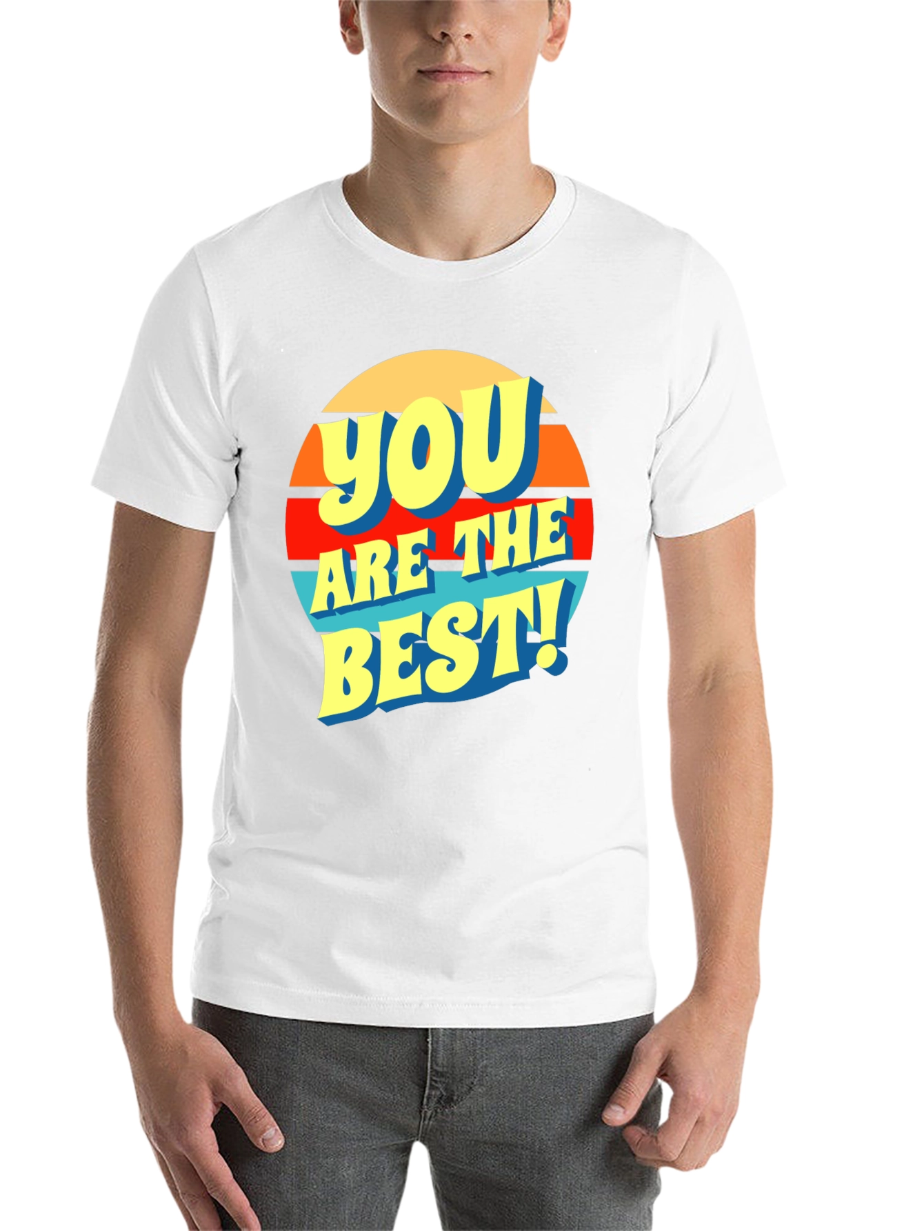 Black You Are The Best! Graphic T-Shirt view 14