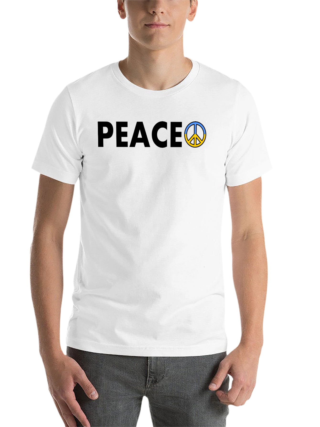 Black Peace Ukraine T-Shirt view 14