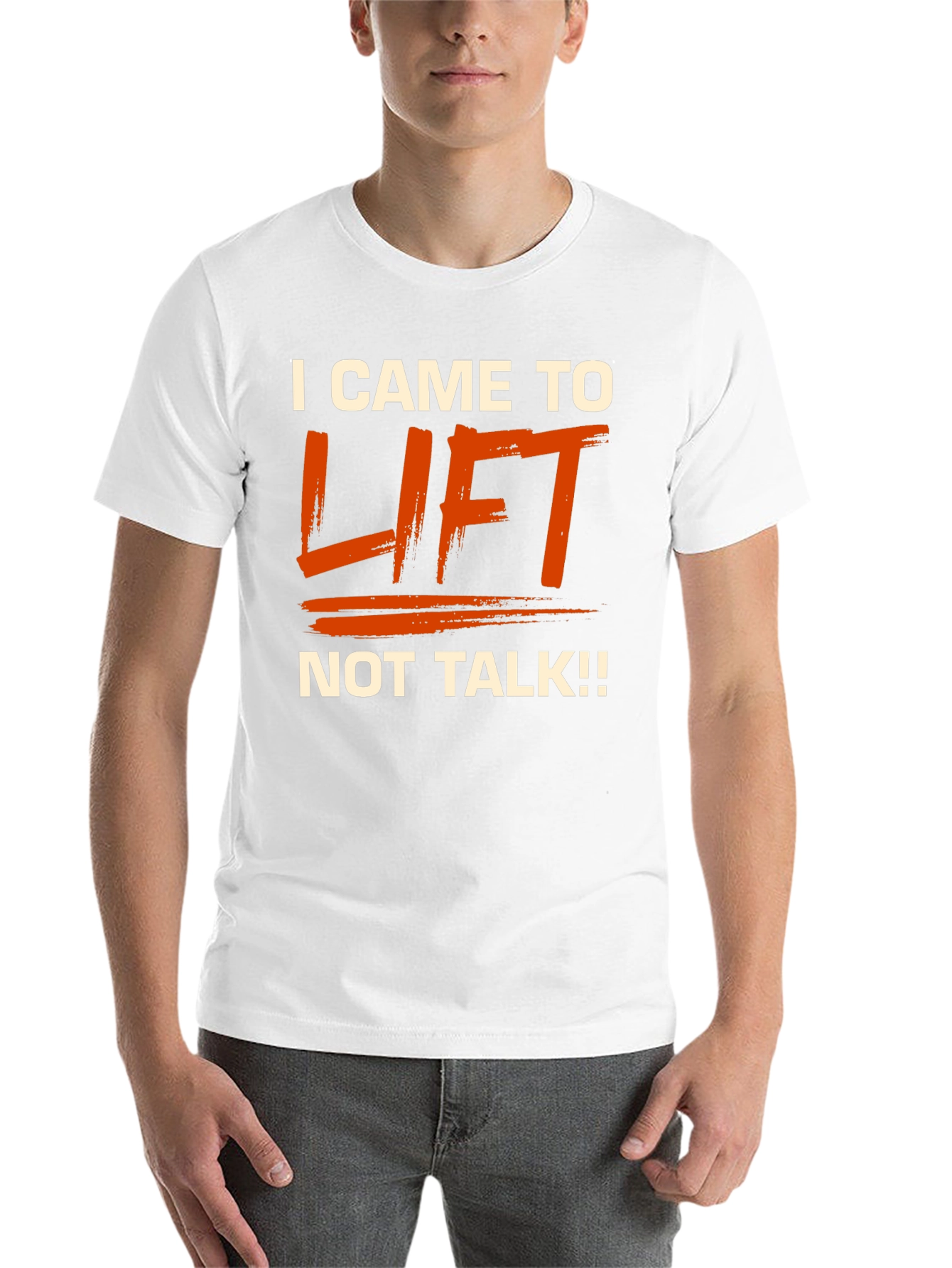 Black I Came to Lift T-Shirt view 14