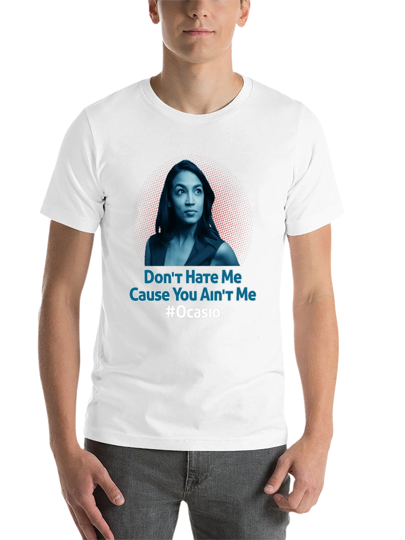 Black Don't Hate Me AOC T-Shirt view 14