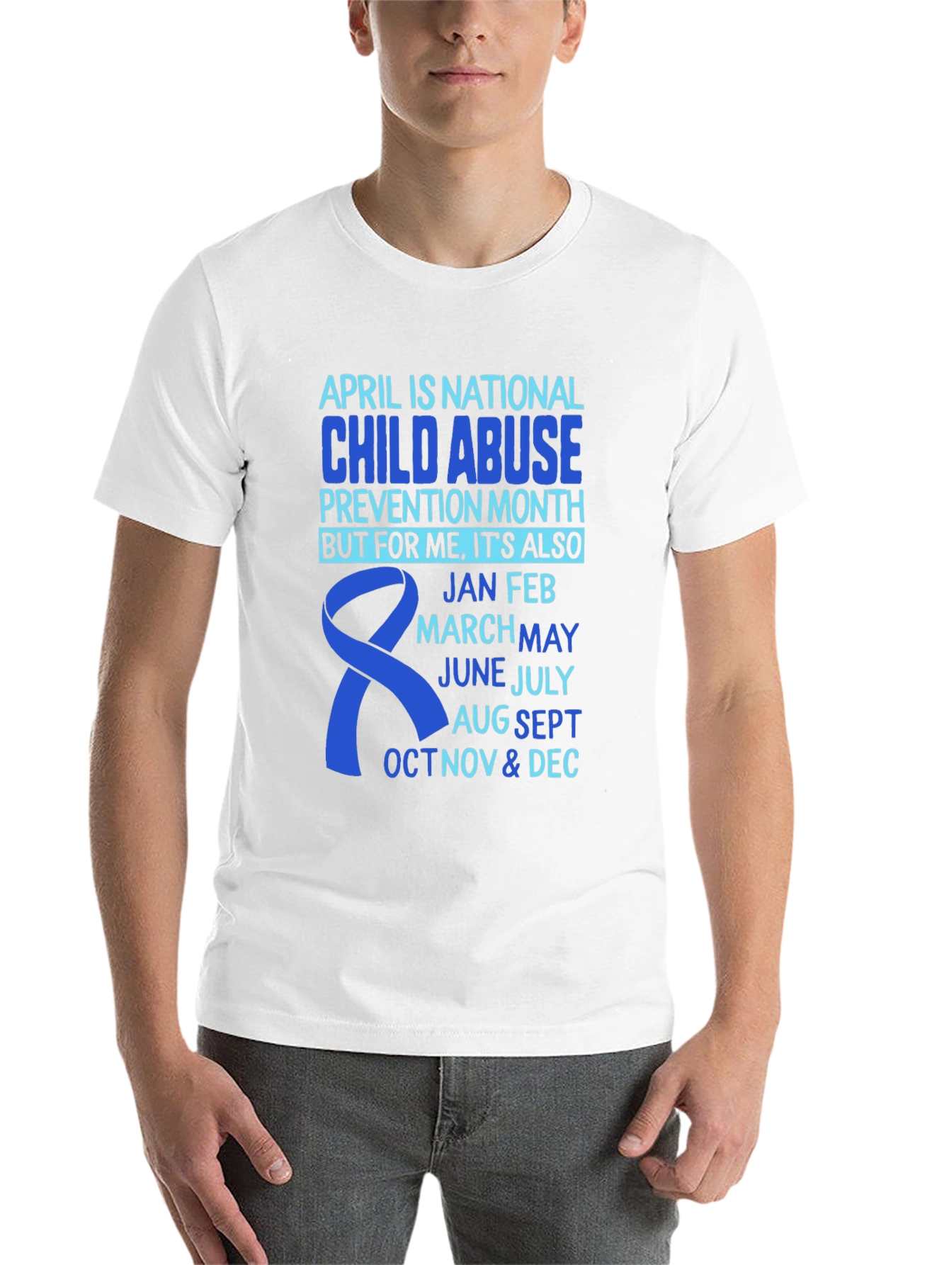Child Abuse Prevention Awareness T-Shirt - 14