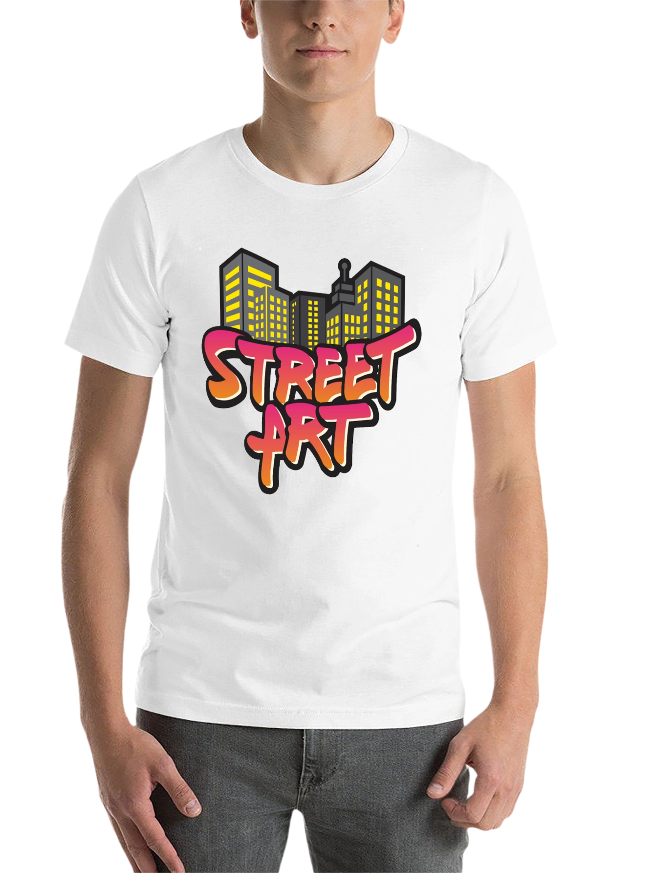Black Street Art Graphic Tee - Urban Style view 14