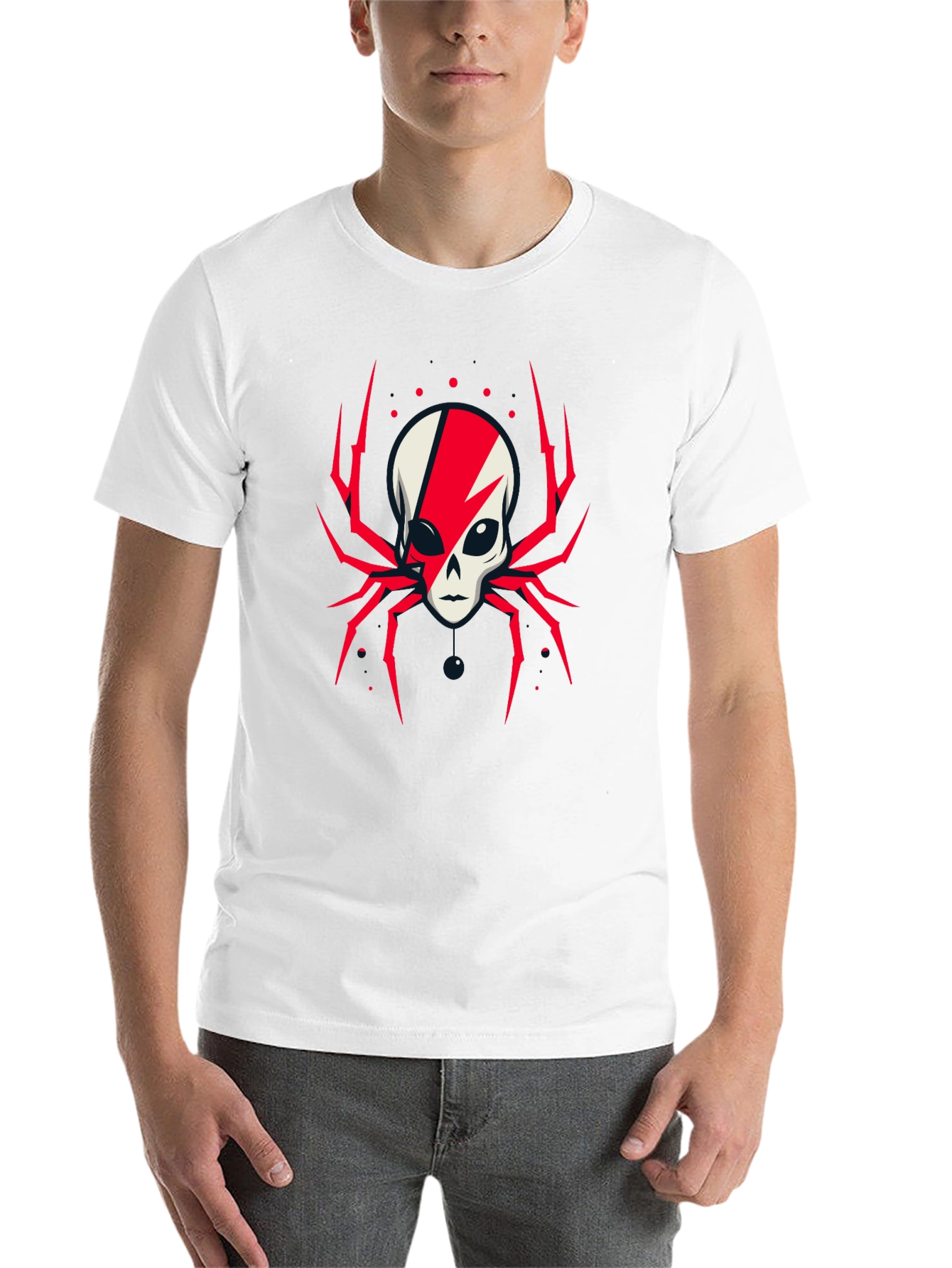 Black Alien Spider Graphic Tee - Unique Design view 14