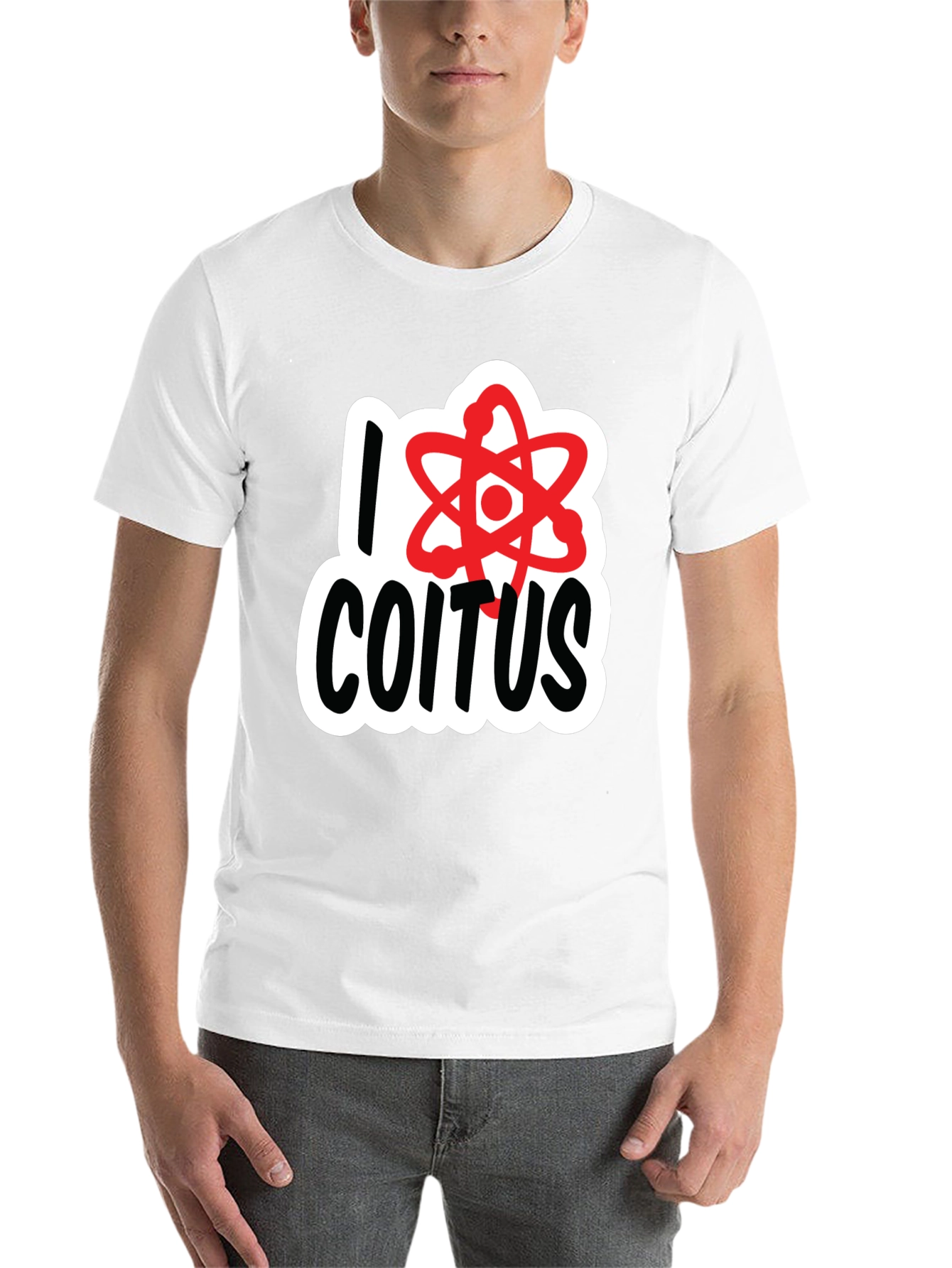 Black I Love Coitus Science T-Shirt - Black view 14